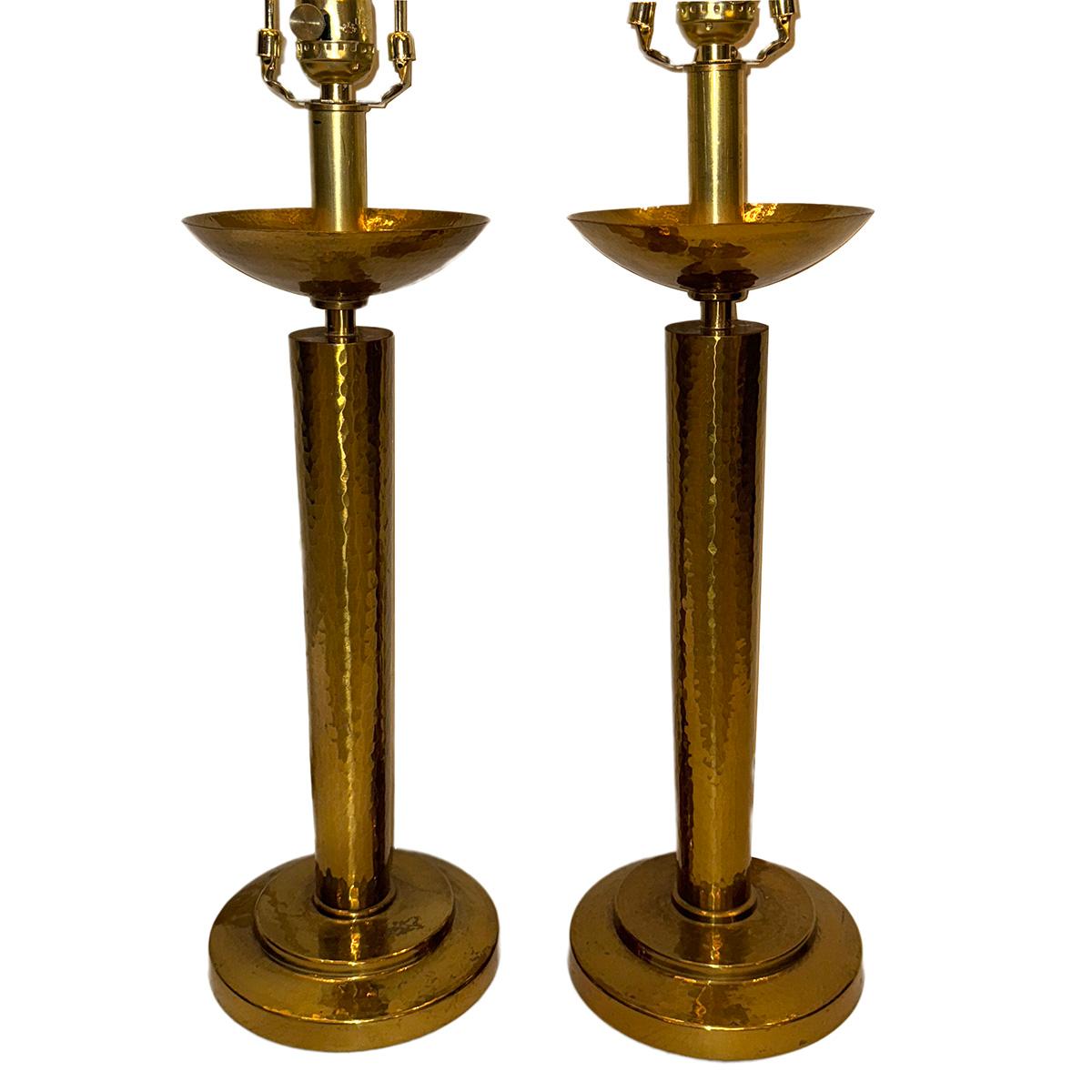 Pareja de lámparas de candelero italianas en venta 1