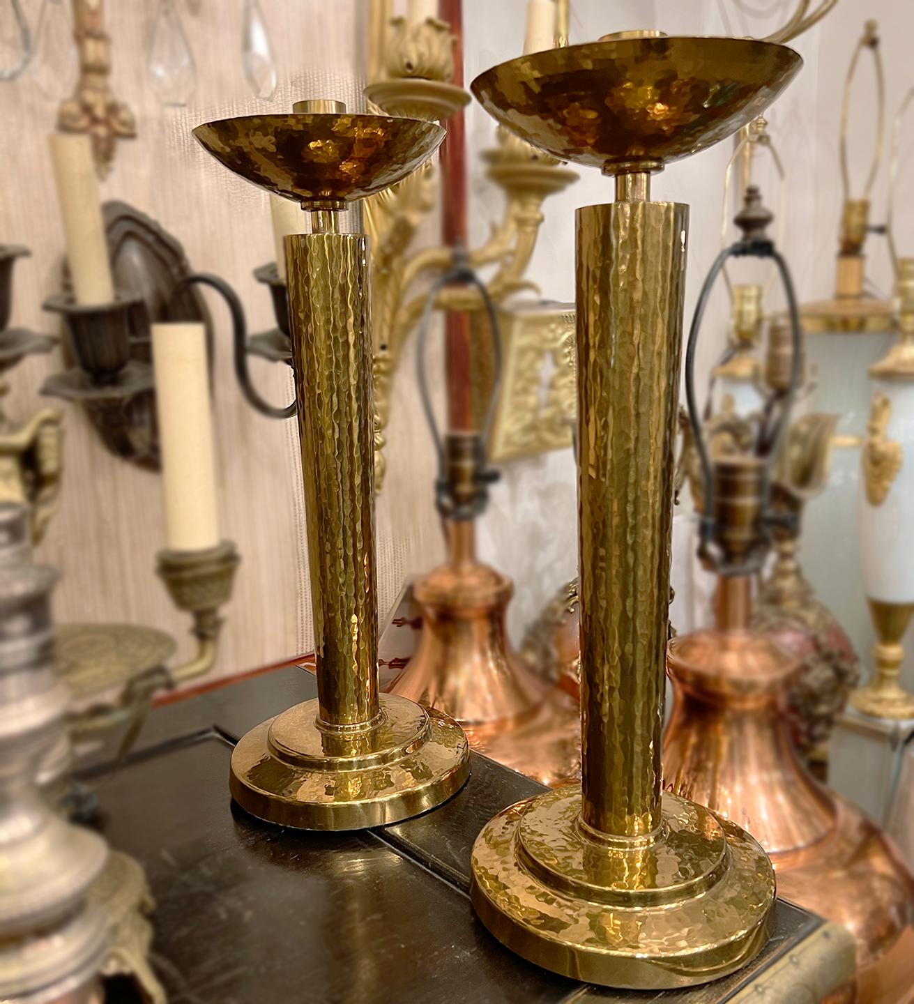 Pair of Italian Candlesticks In Good Condition For Sale In New York, NY