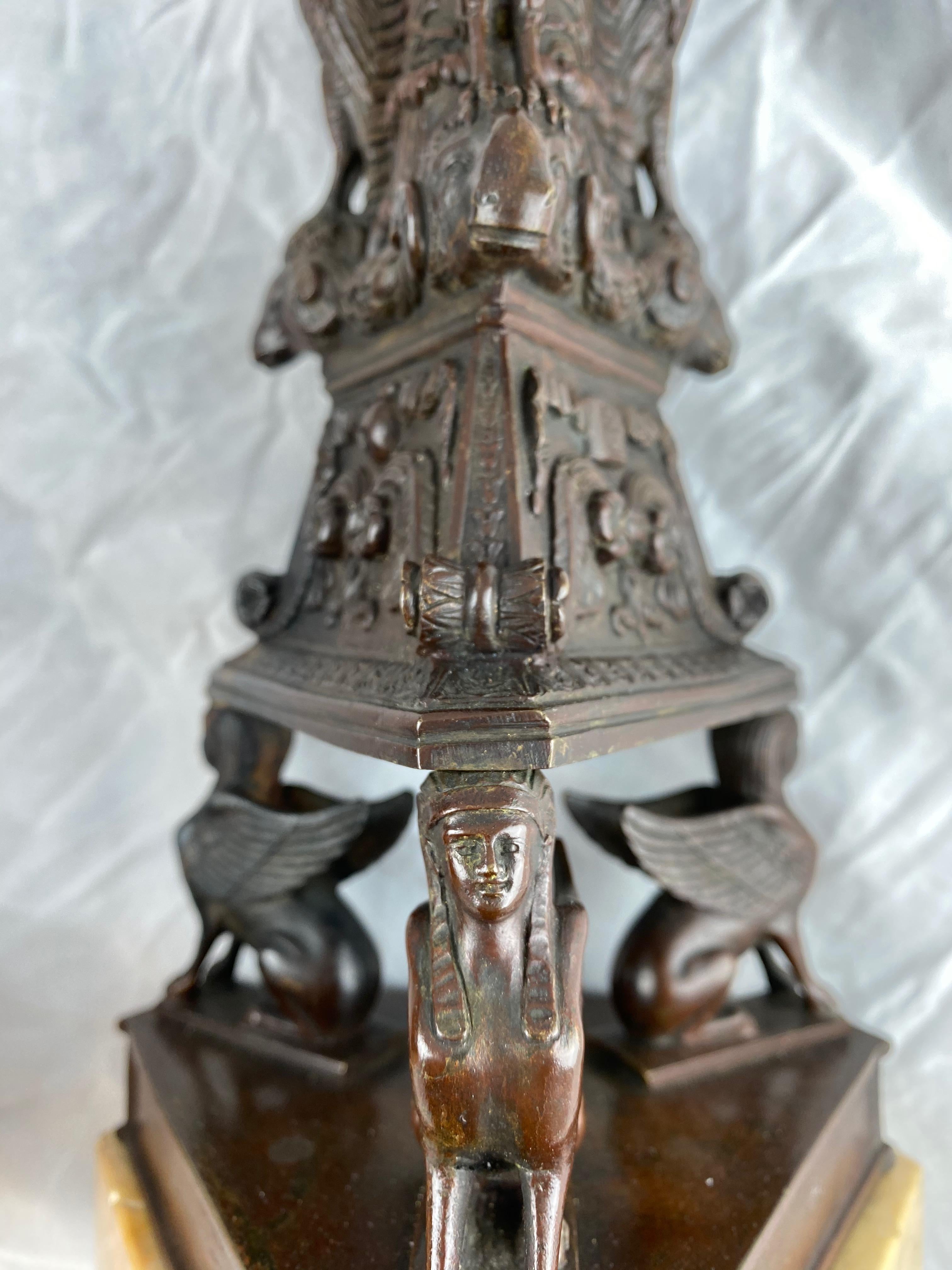 Pair of Italian Candlesticks, Grand Tour, Early 19th Century For Sale 11