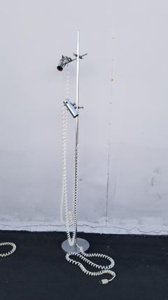 Pareja de lámparas de pie italianas Capacio de Fulvio Ferrari