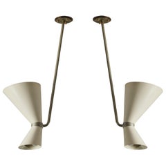 Pair of Italian Ceiling Lights