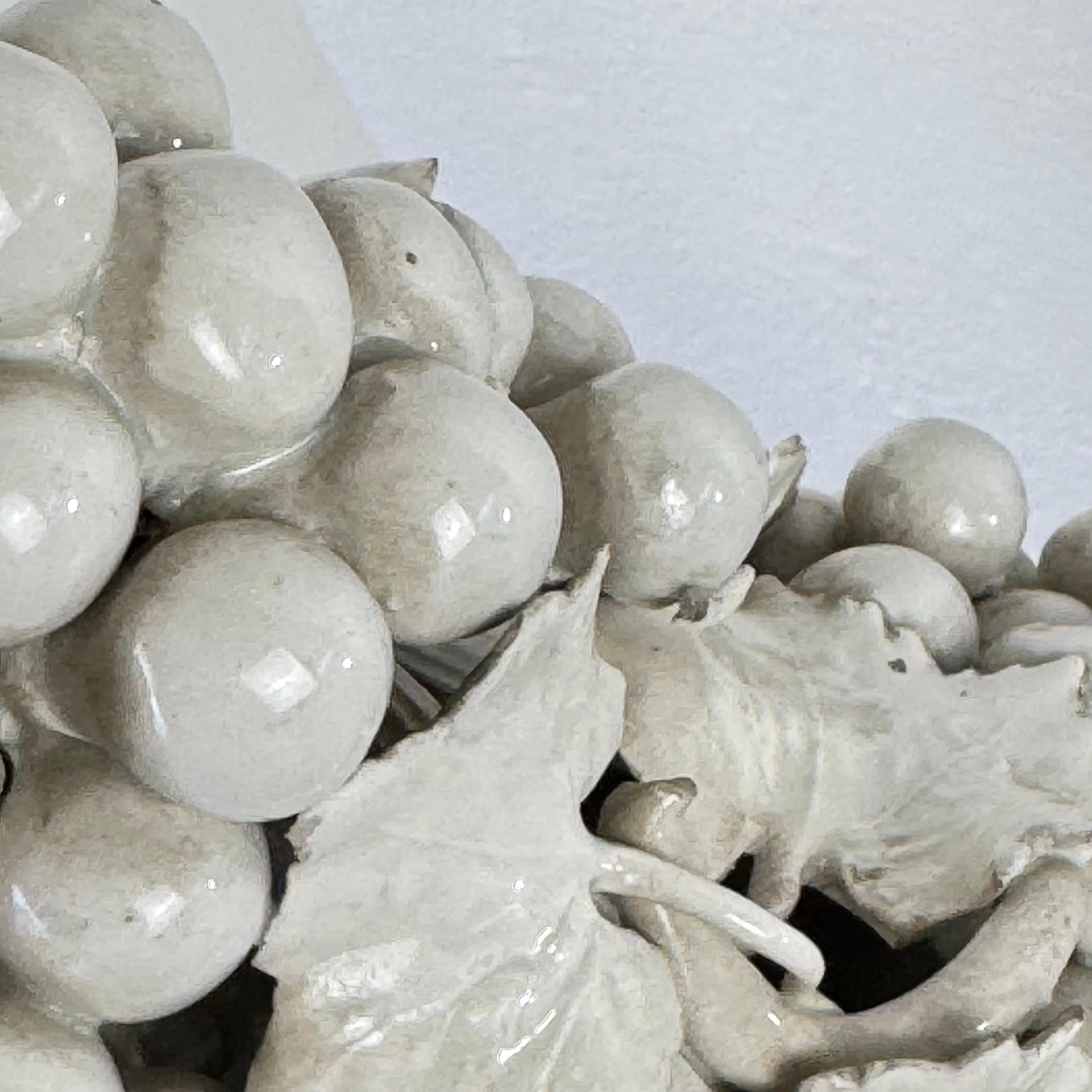 Pareja de esculturas topiarias de cerámica italiana de Ceramica Nove, años 50 Moderno de mediados de siglo en venta