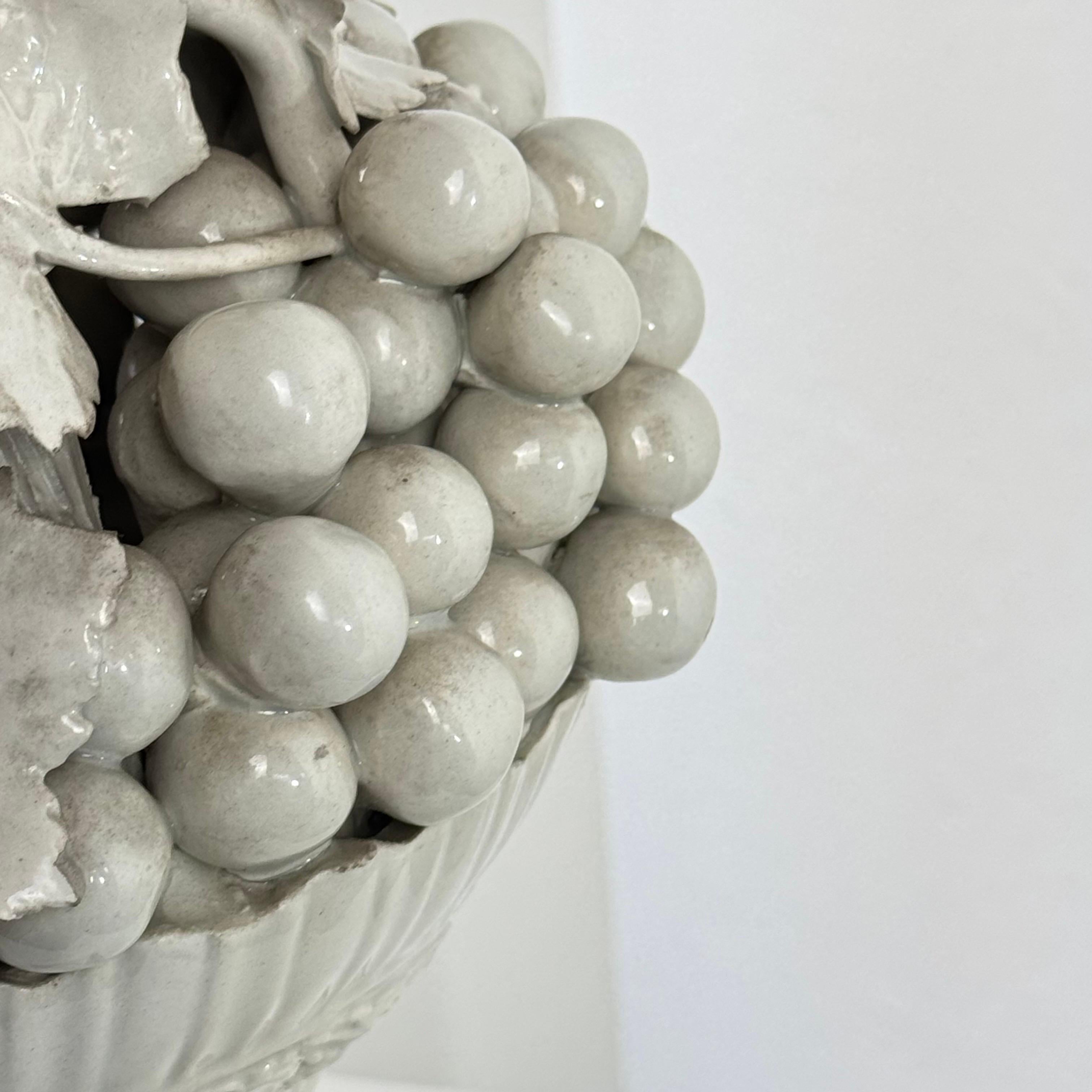 Pareja de esculturas topiarias de cerámica italiana de Ceramica Nove, años 50 en Bueno estado para la venta en Bagnolo Mella, Brescia