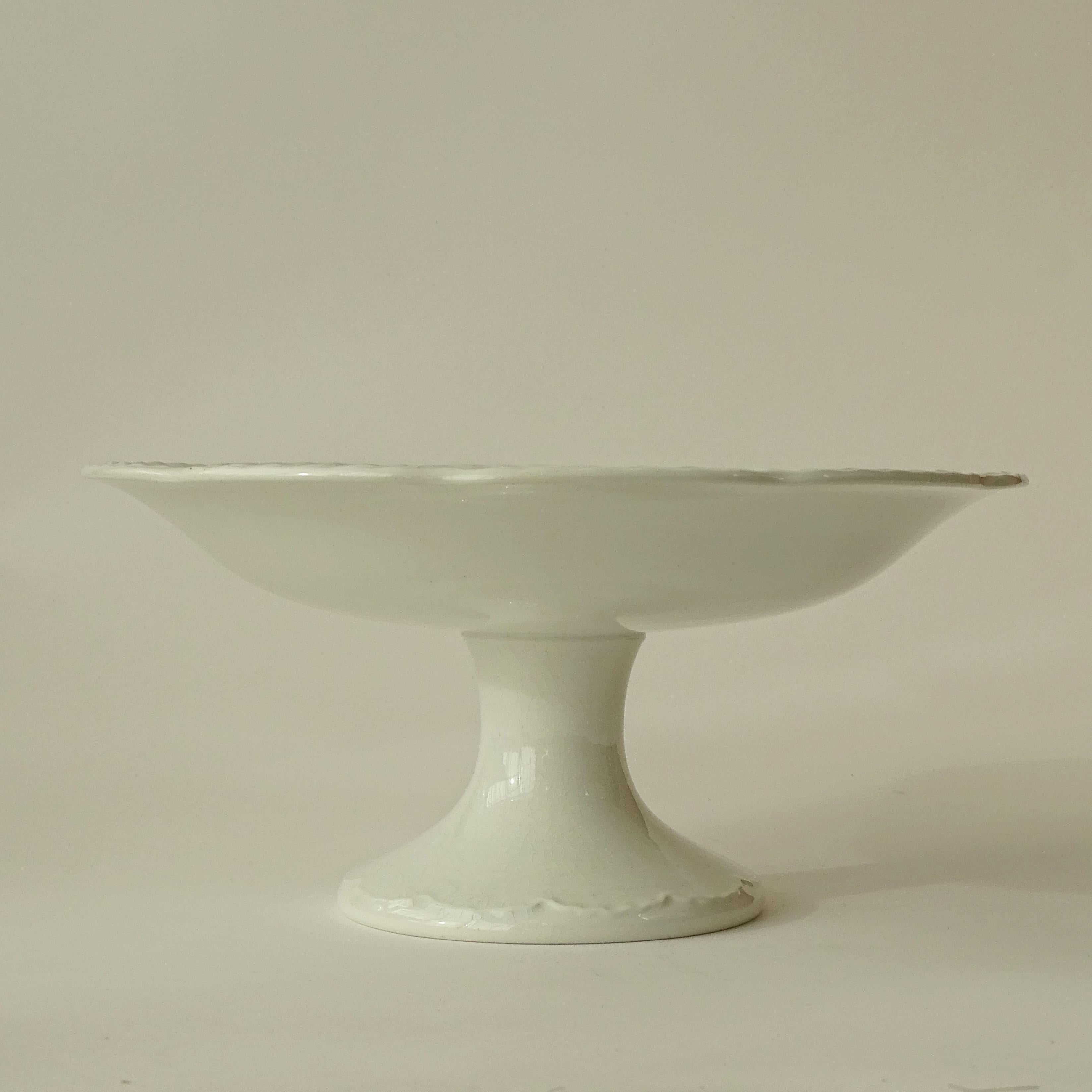 Paar italienische Keramiksockelschalen von S. C. Richard, Italien 1930er Jahre (Italienisch) im Angebot