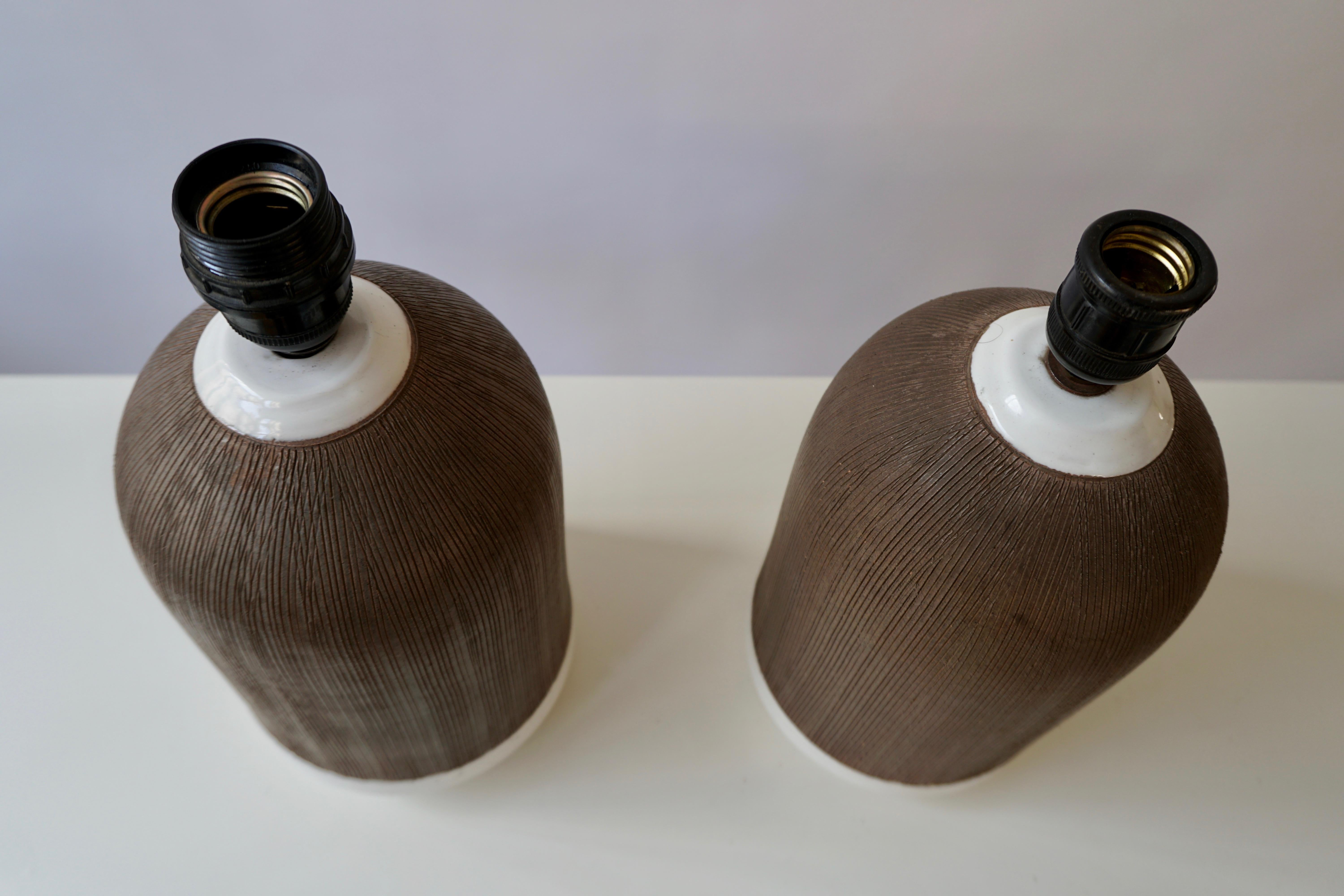 Pair of Italian Ceramic Table Lamps 2