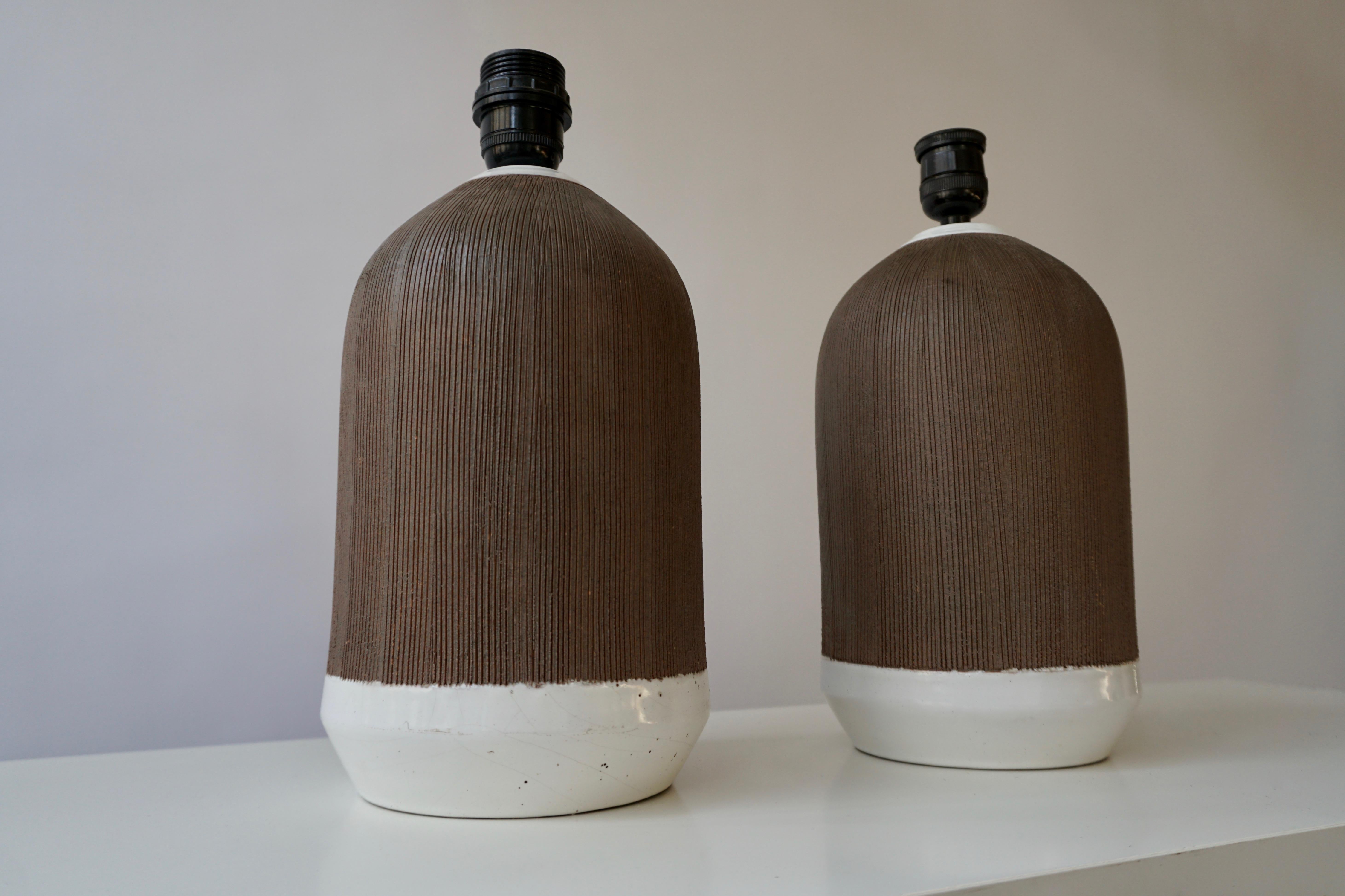 Pair of Italian Ceramic Table Lamps 3