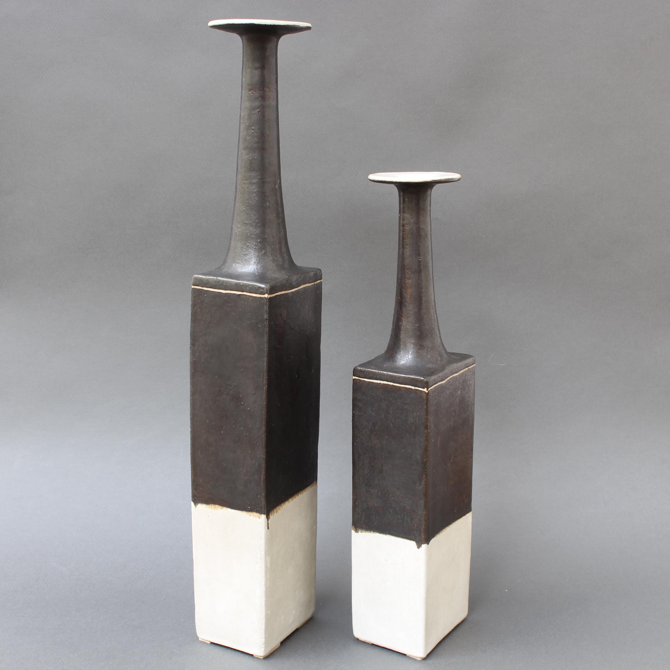 Pair of Italian Ceramic Vases by Bruno Gambone 'circa 1970s' 5