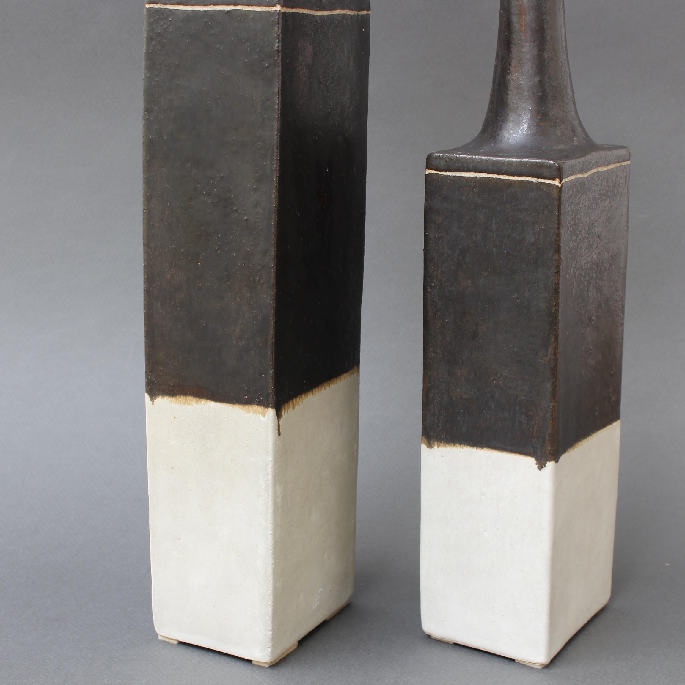 Pair of Italian Ceramic Vases by Bruno Gambone 'circa 1970s' 6