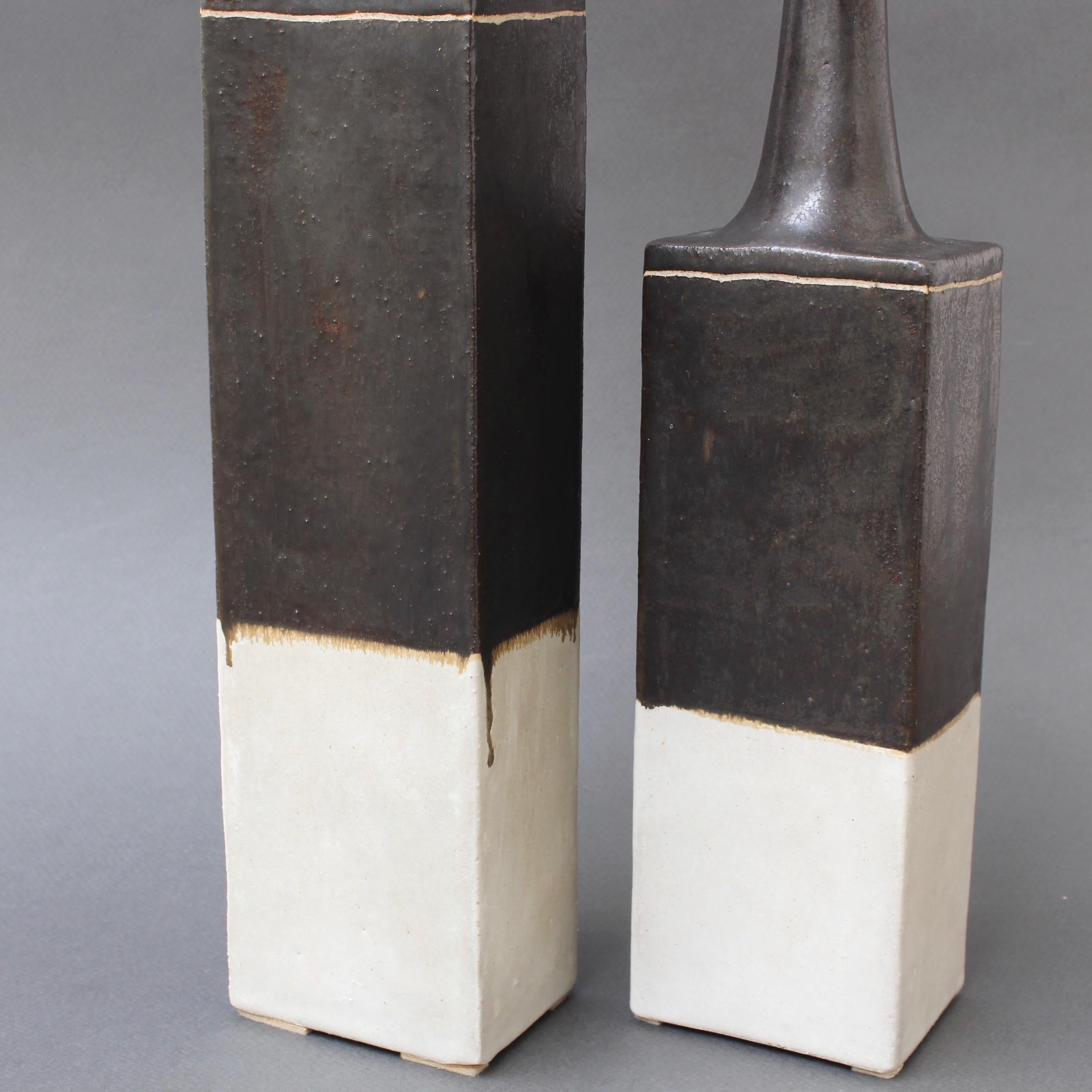 Pair of Italian Ceramic Vases by Bruno Gambone 'circa 1970s' 8