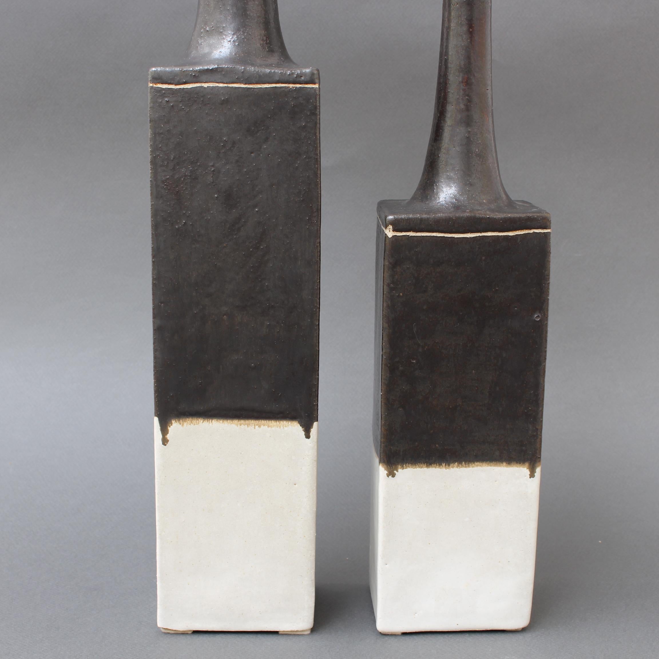 Pair of Italian Ceramic Vases by Bruno Gambone 'circa 1970s' 11