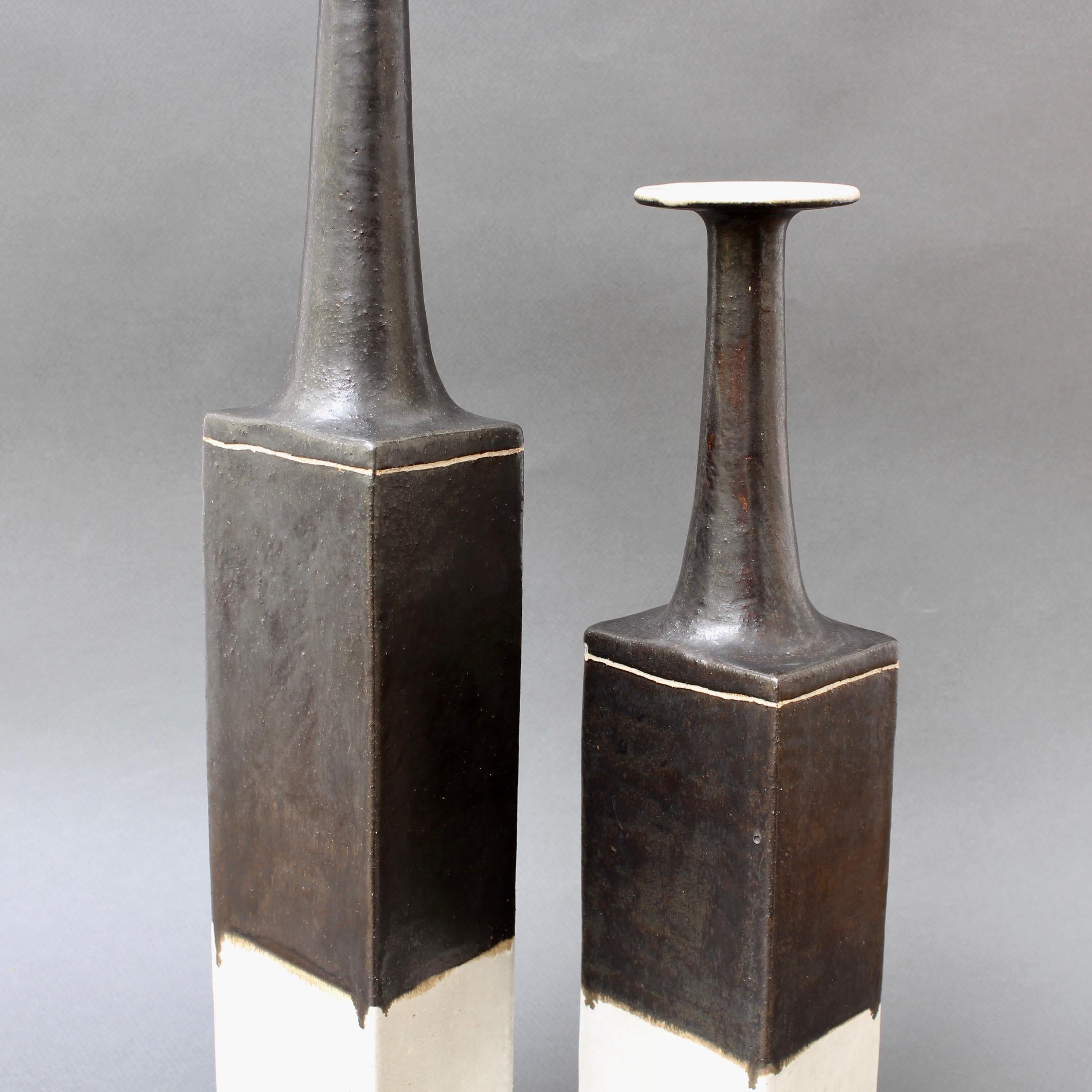 Pair of Italian Ceramic Vases by Bruno Gambone 'circa 1970s' 13