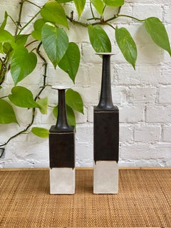 Pair of Italian Ceramic Vases by Bruno Gambone 'circa 1970s'