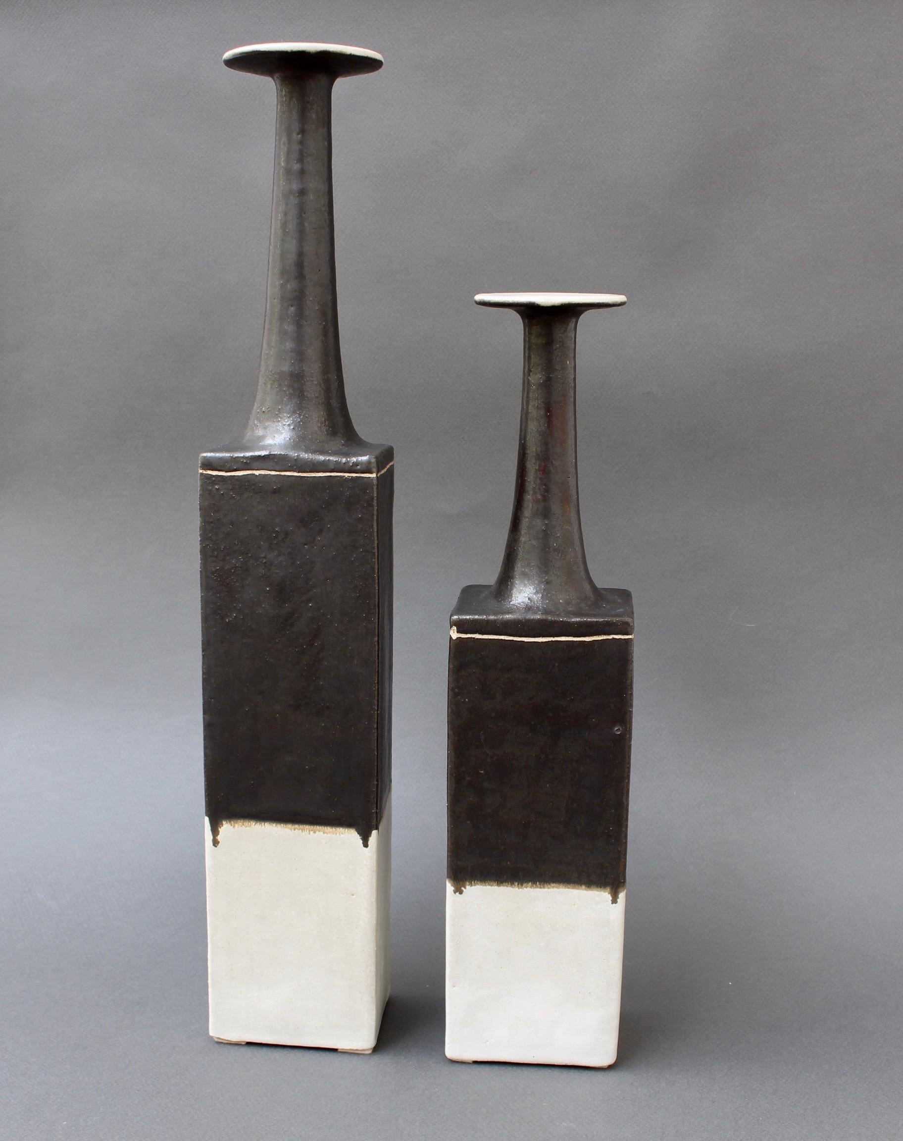 Pair of Italian Ceramic Vases by Bruno Gambone 'circa 1970s' 1