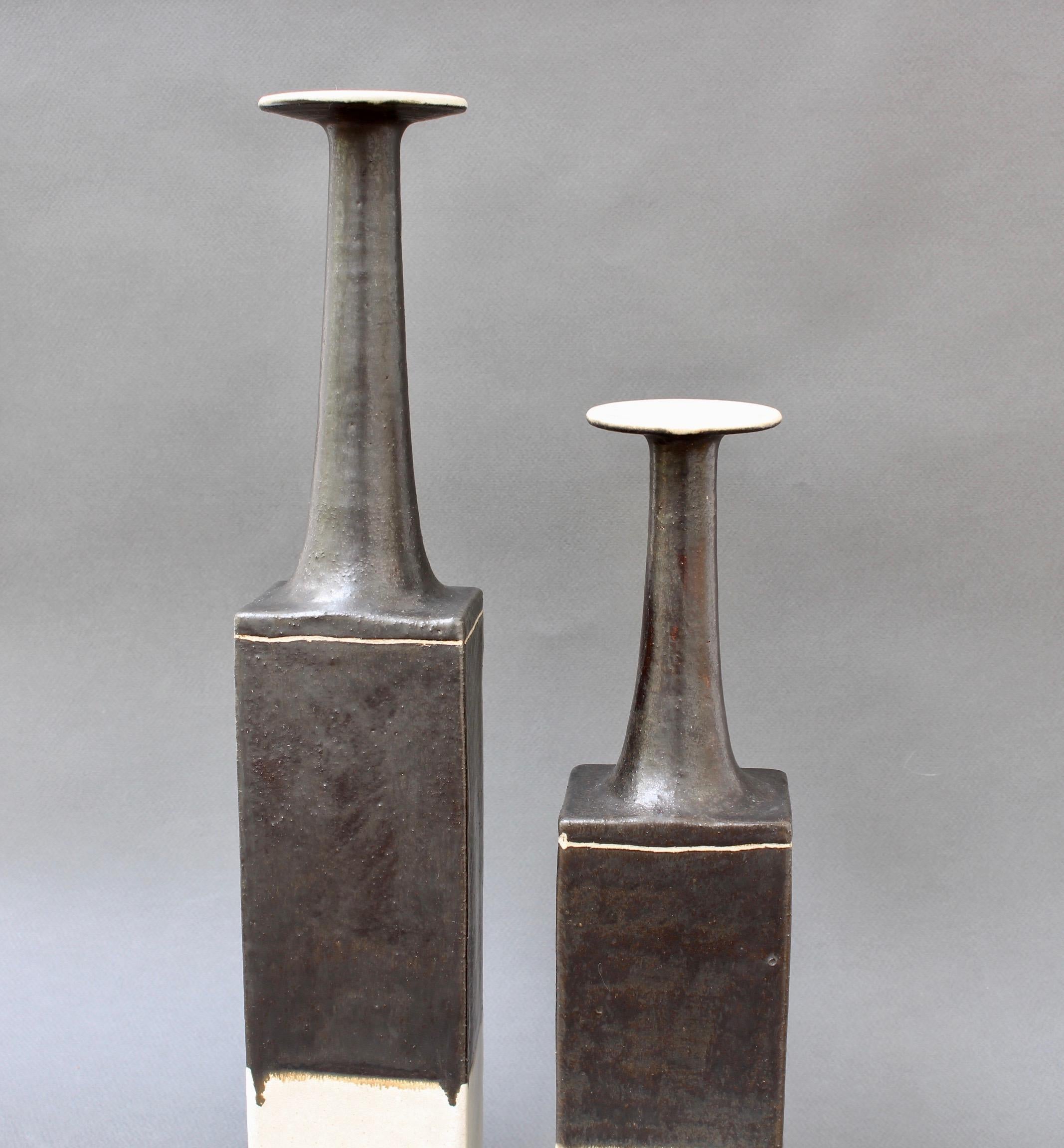 Pair of Italian Ceramic Vases by Bruno Gambone 'circa 1970s' 2