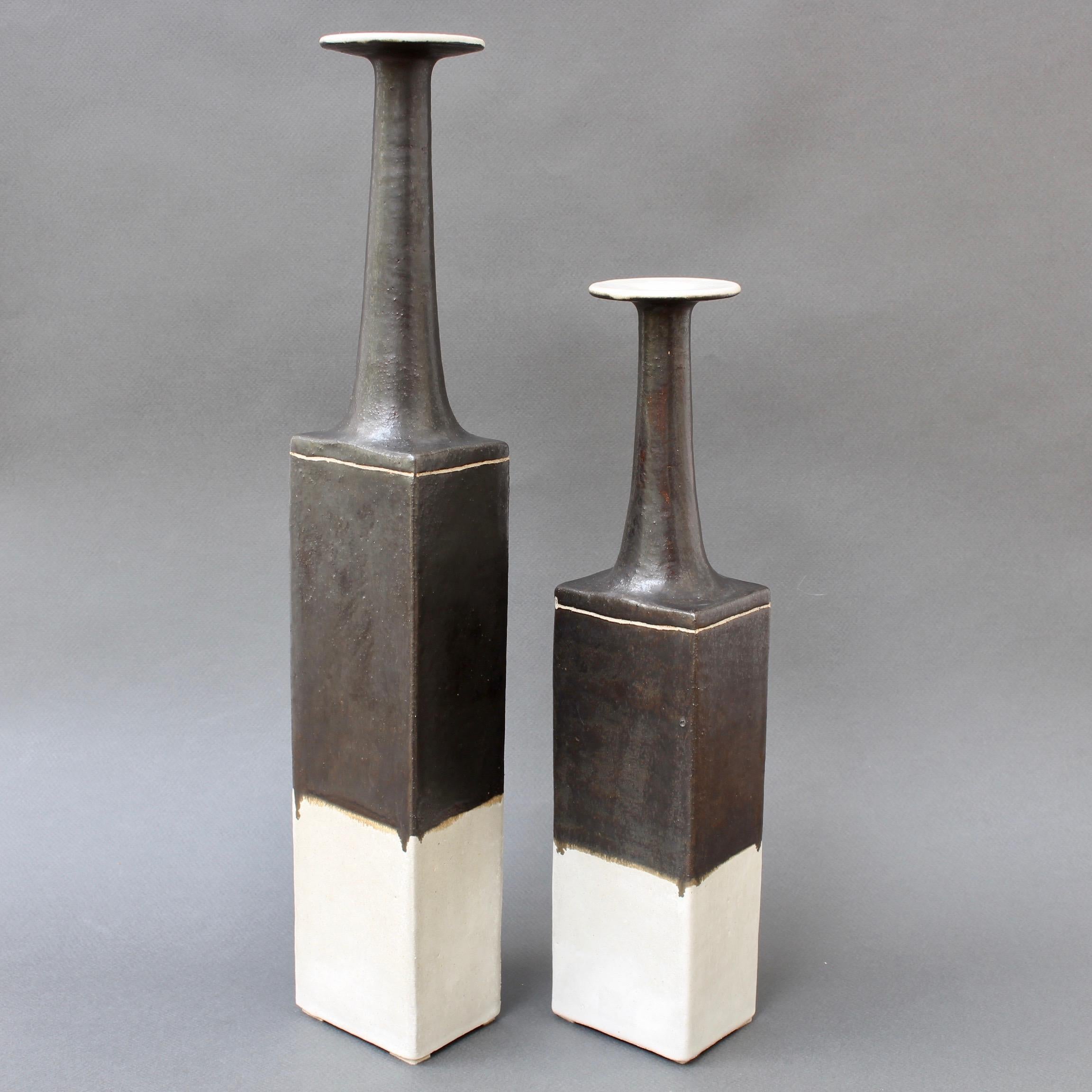 Pair of Italian Ceramic Vases by Bruno Gambone 'circa 1970s' 3