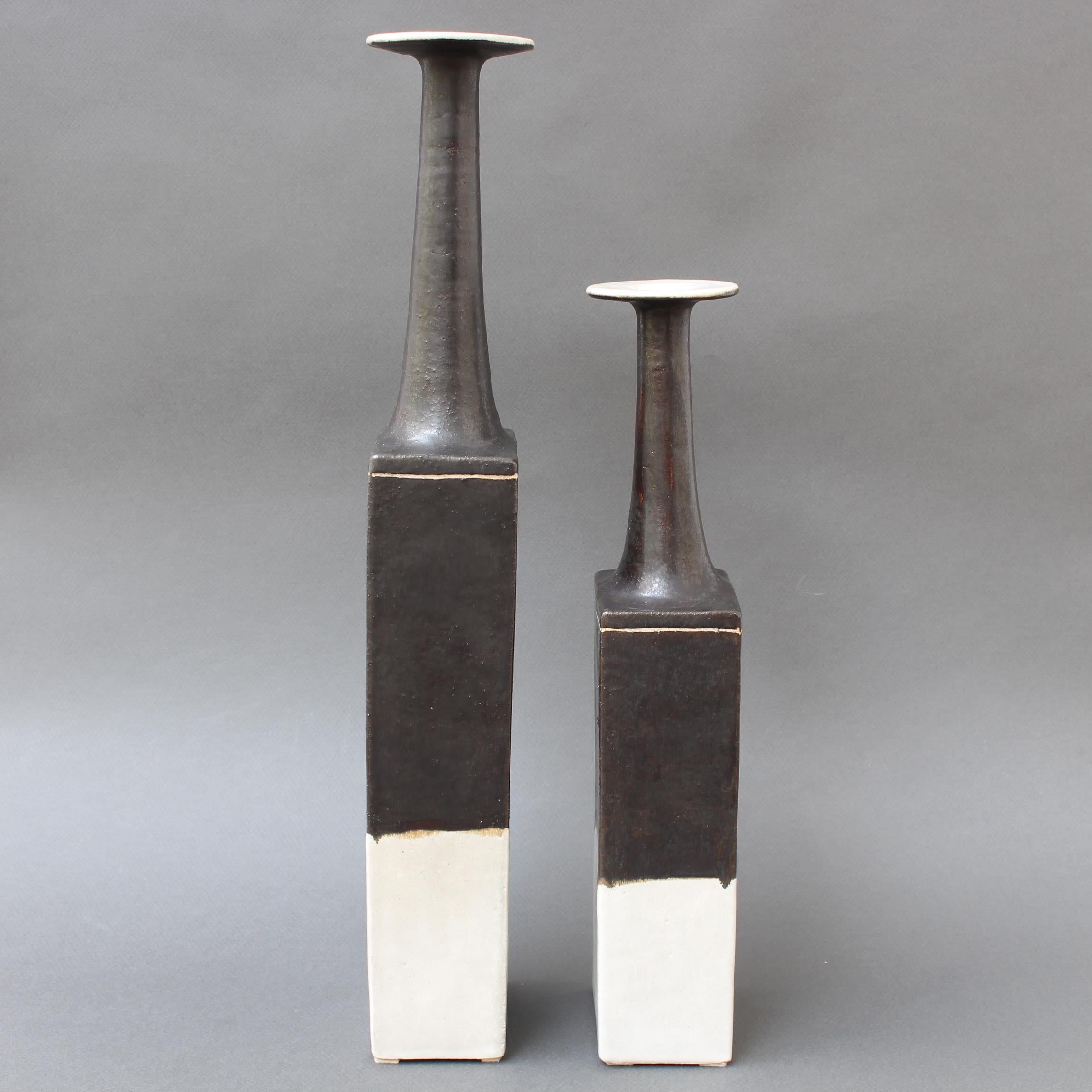 Pair of Italian Ceramic Vases by Bruno Gambone 'circa 1970s' 4