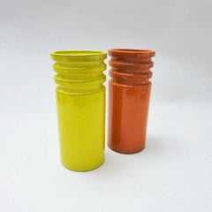 Pair of Italian Ceramic Vases by Pino Spagnolo for Sicart