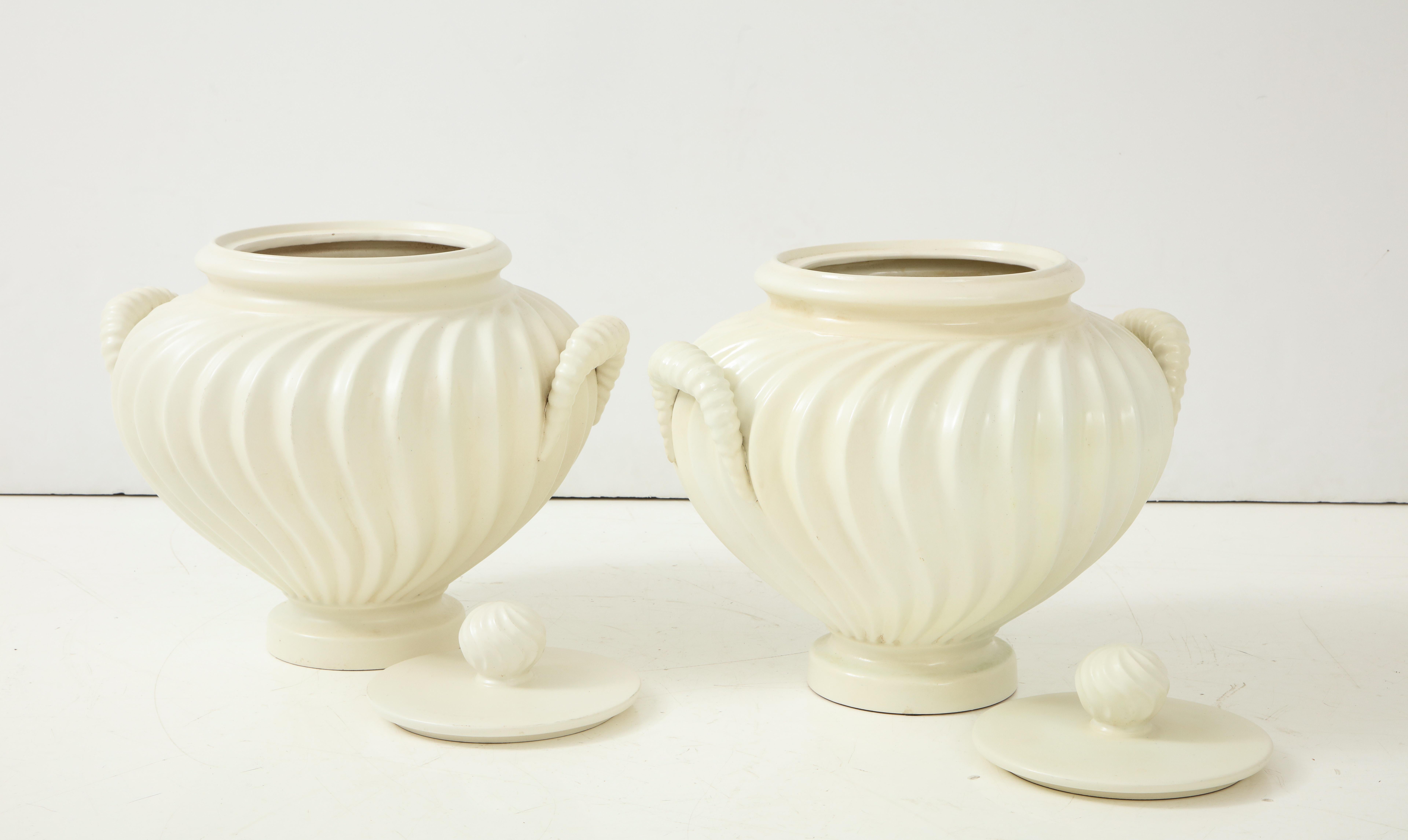 Pair of Italian Ceramic Vases 8