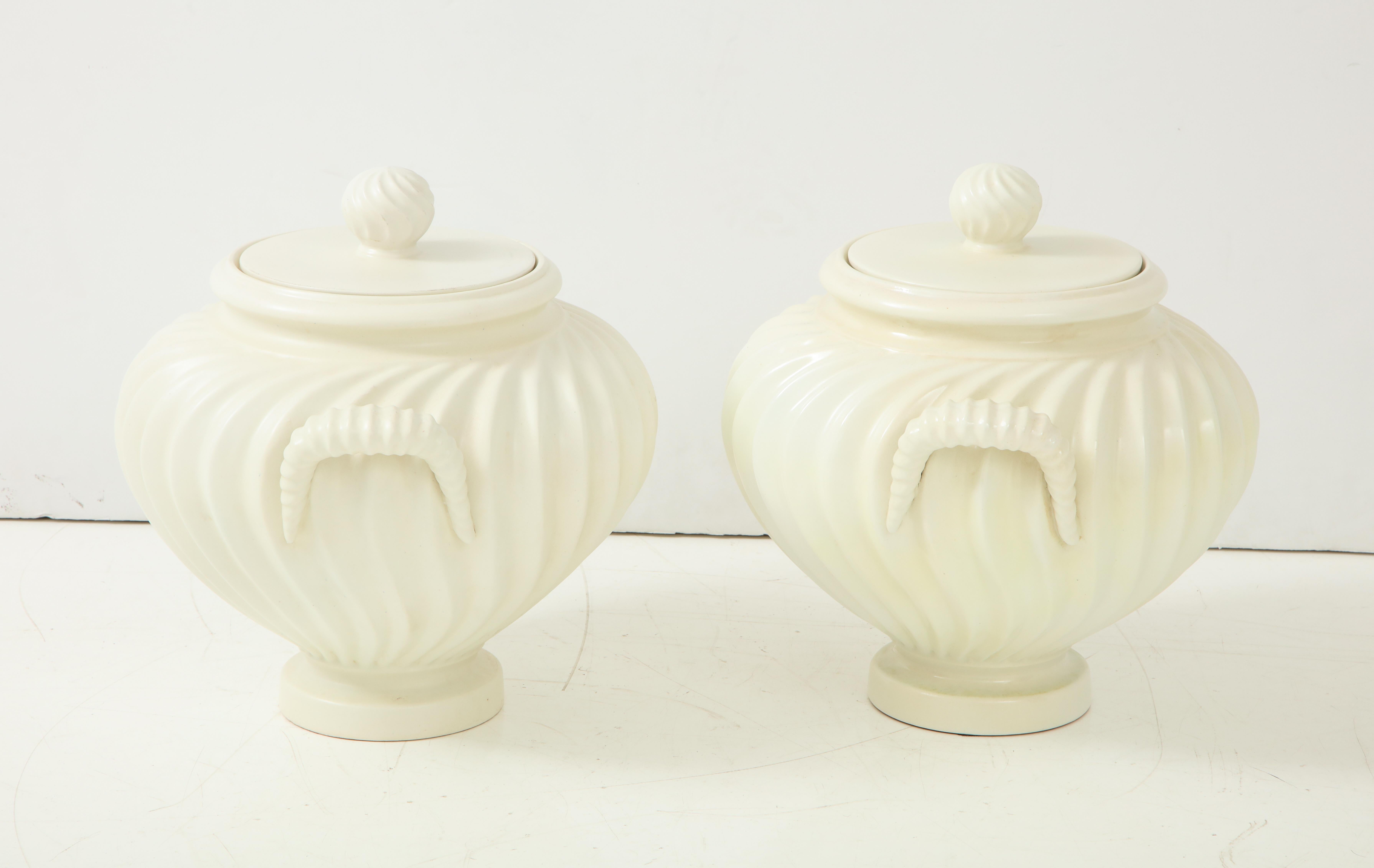 Pair of Italian Ceramic Vases 1