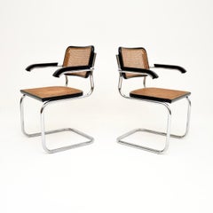 Pair of Italian Cesca Dining Chairs by Arrben