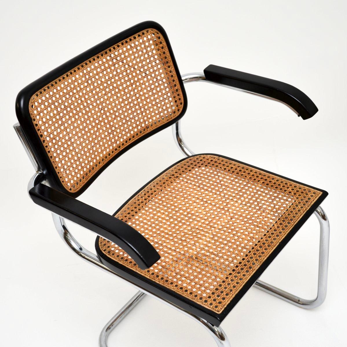 Paire de chaises de salle à manger italiennes Cesca par Arrben Bon état - En vente à London, GB