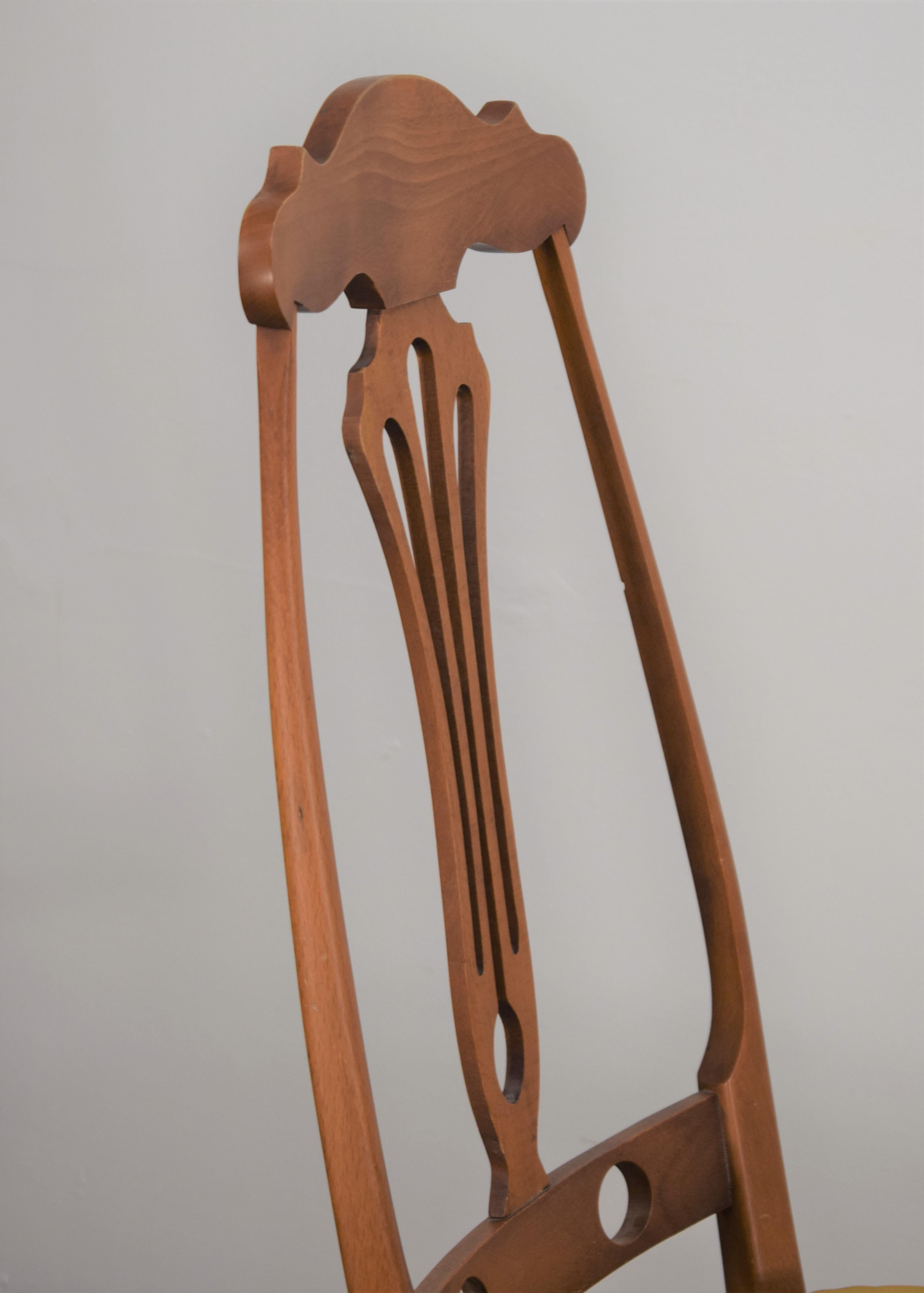Paire de chaises italiennes par Pozzi & Verga, années 1950 en vente 2