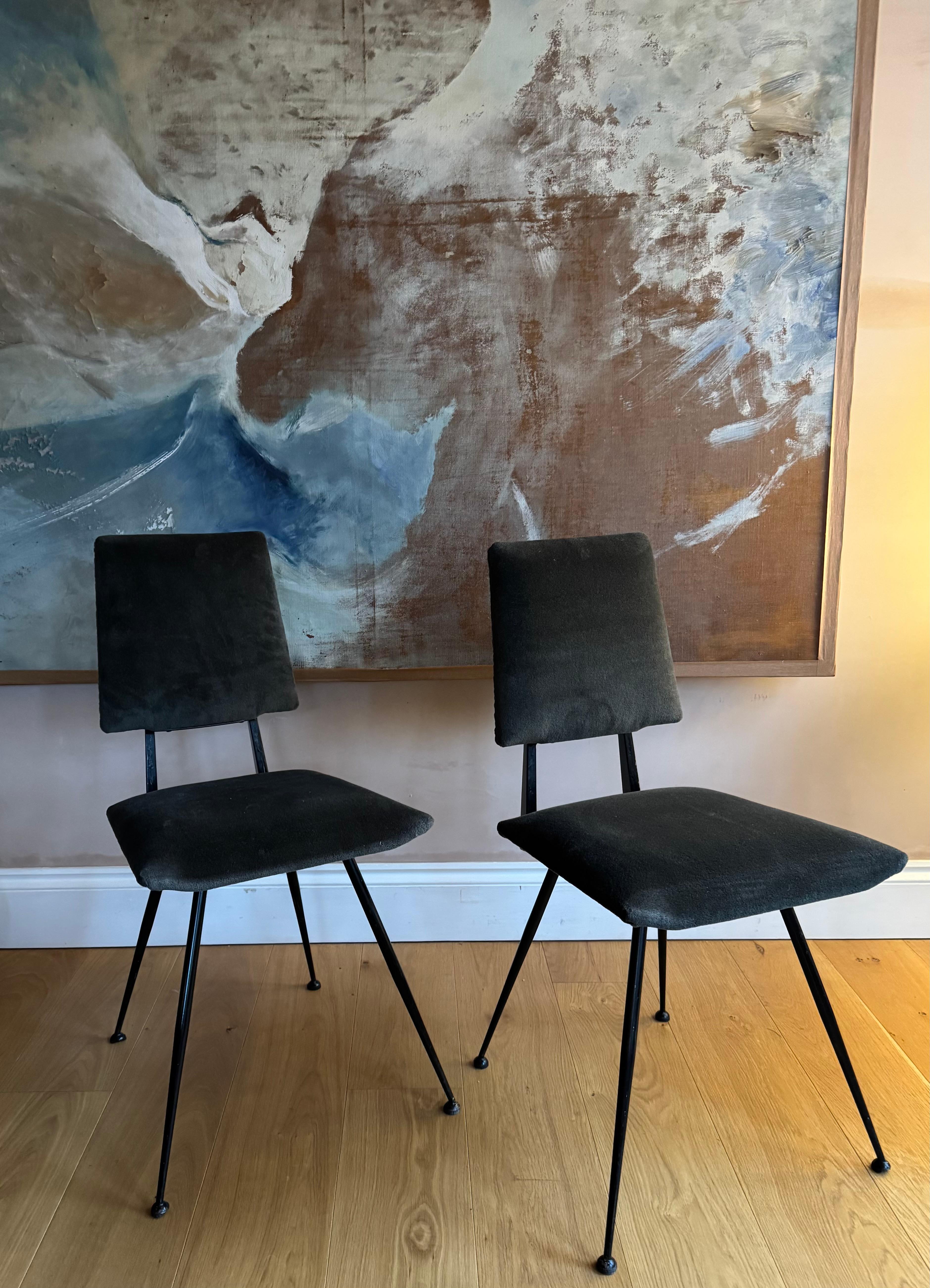 Pareja de sillas italianas de Velca Italiano en venta