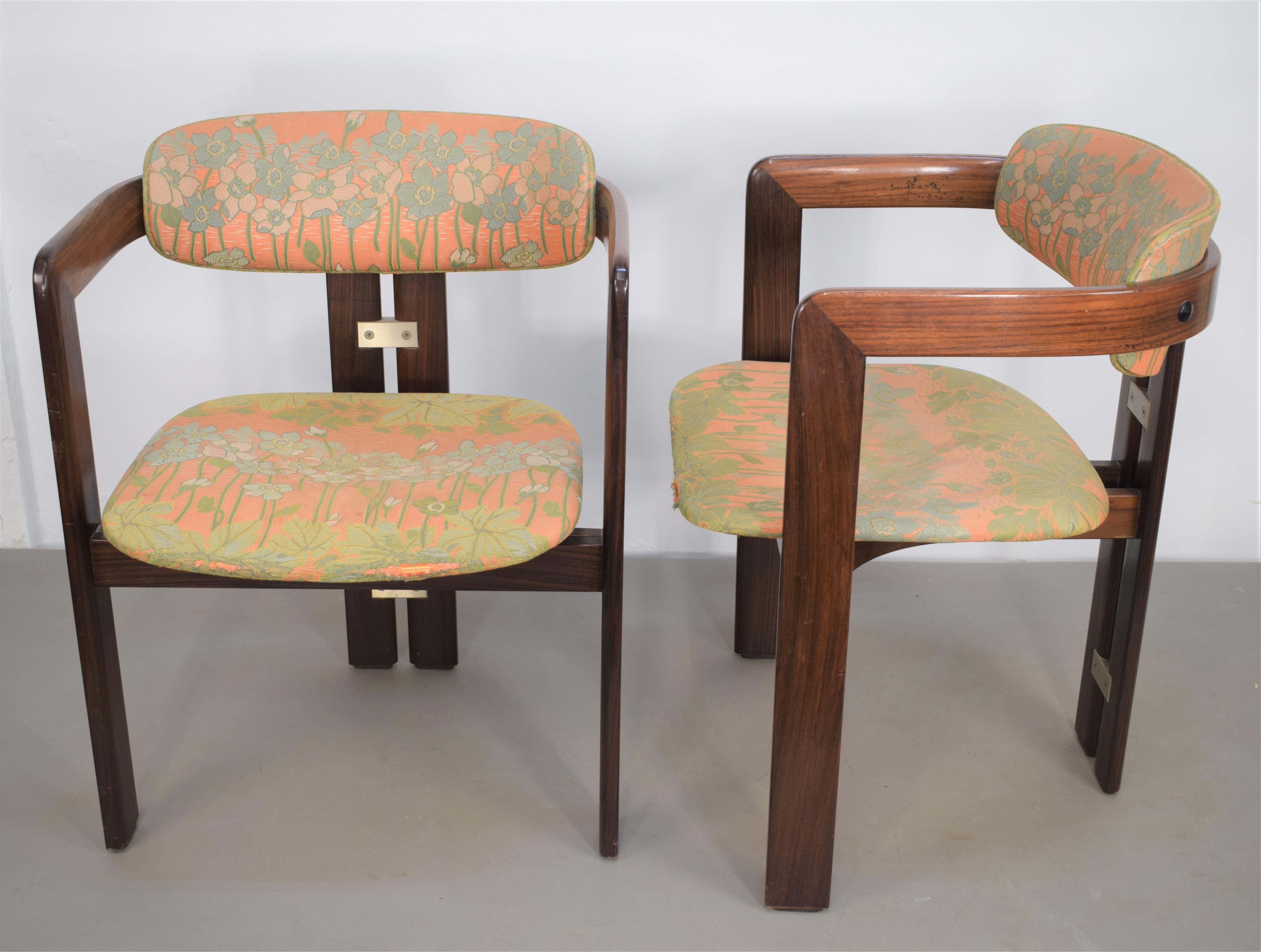Pair of Italian chairs model 