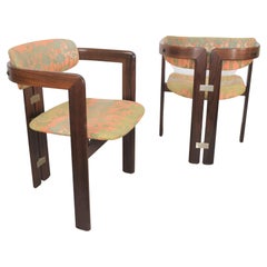 Pair of Italian Chairs Model "Pamplona" by Augusto Savini for Pozzi, 1970s