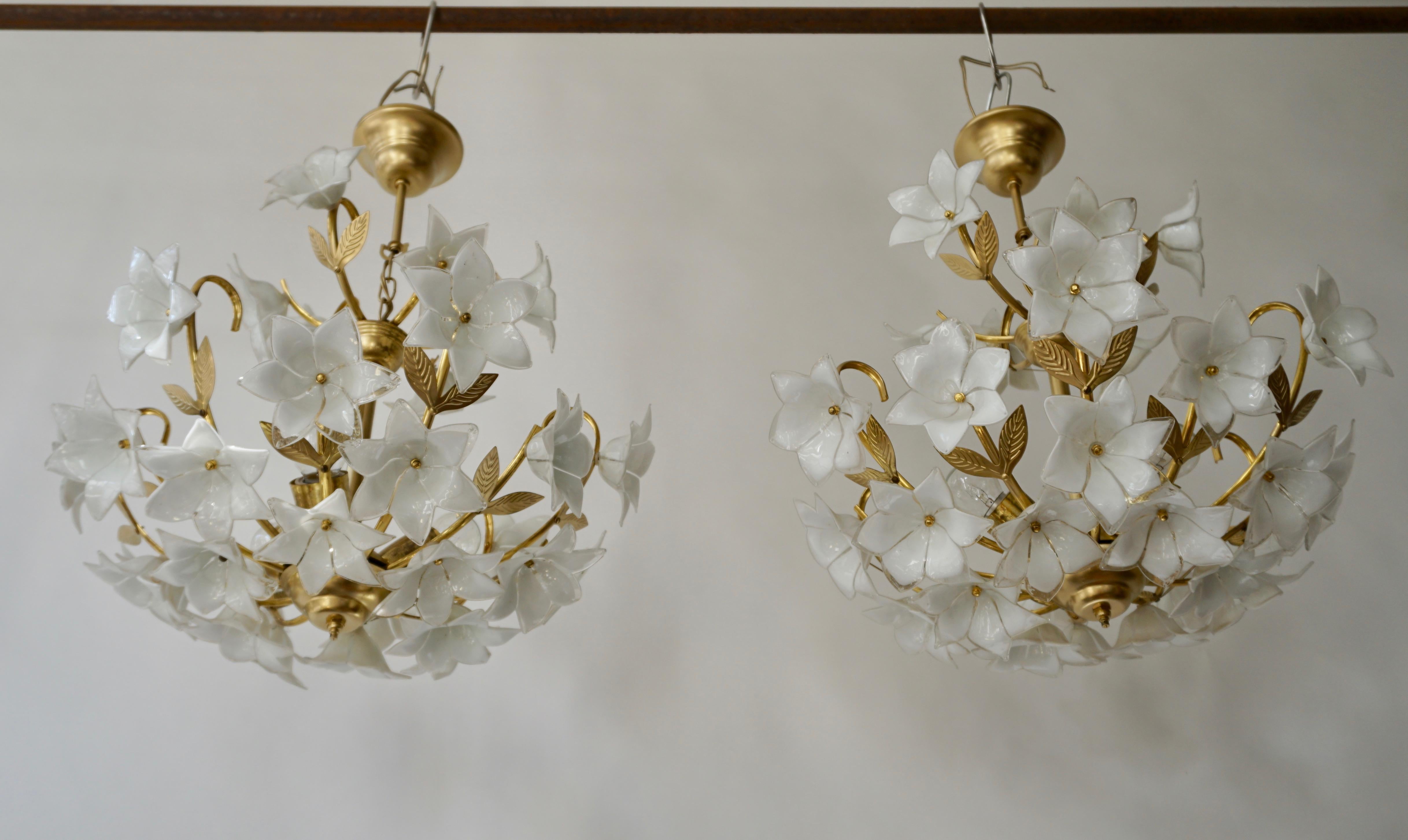 1970 murano glass chandelier