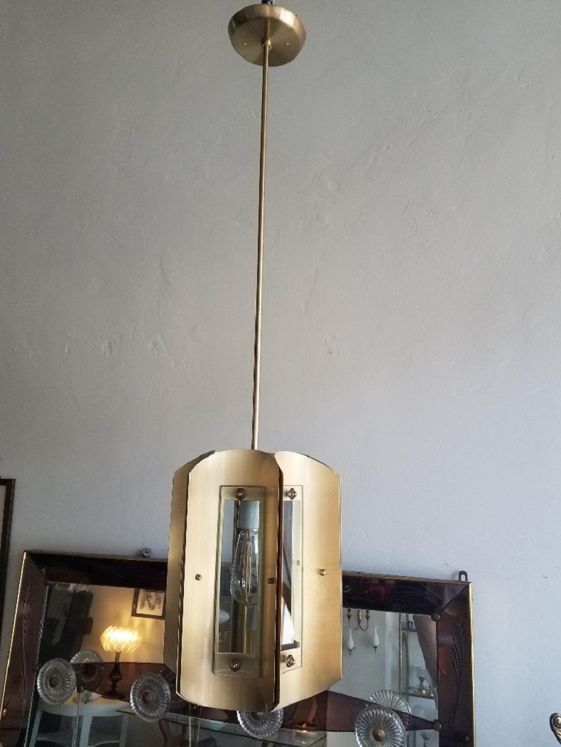 Pair of Italian Chandeliers in Style of Max Ingrand In Excellent Condition In Los Angeles, CA