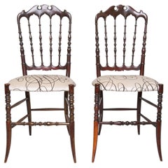 Pair of Italian Chiavarine Chairs