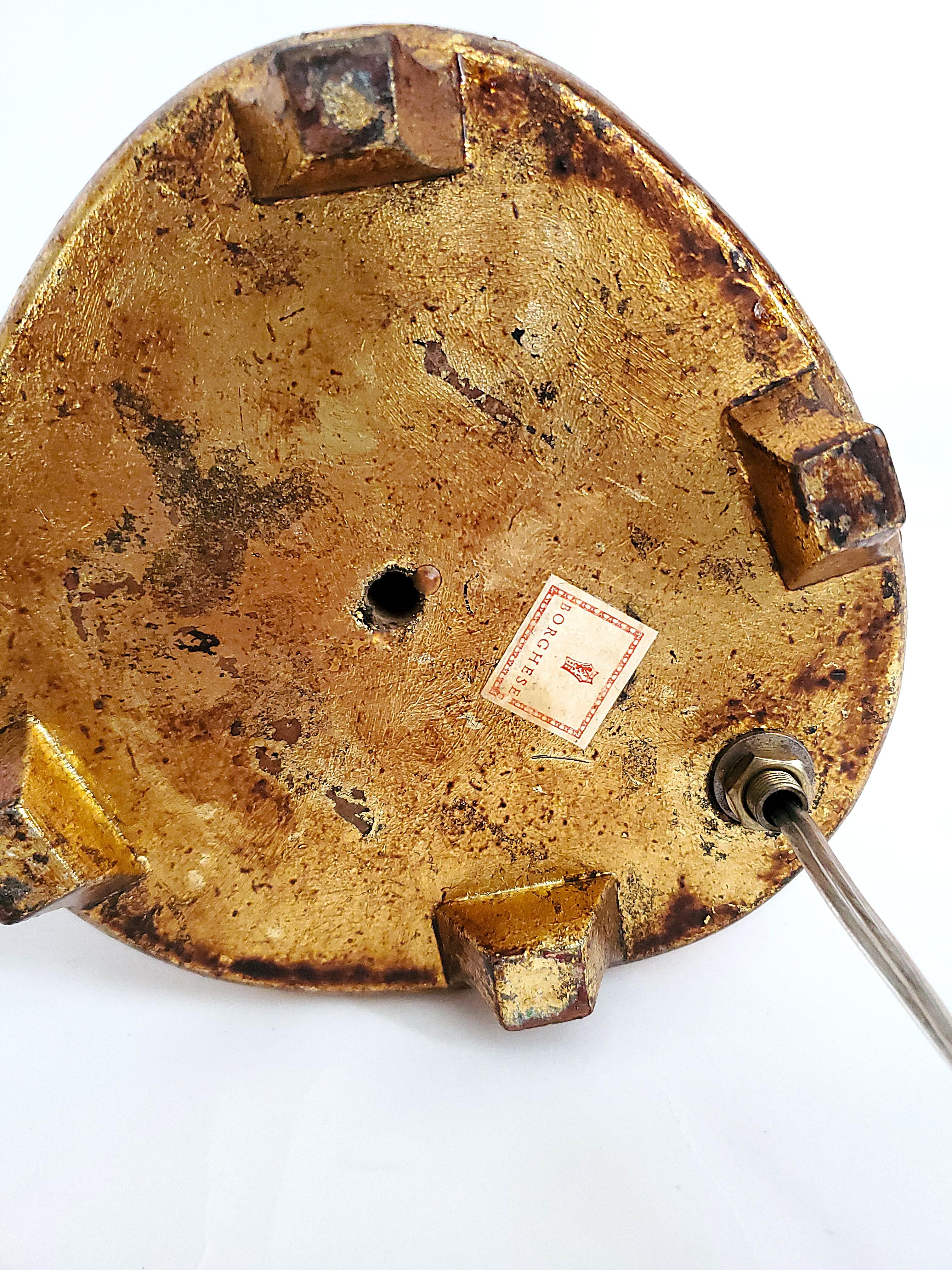 Coppia di lampade da tavolo con statuetta cinese di Borghese firmate in vendita 7