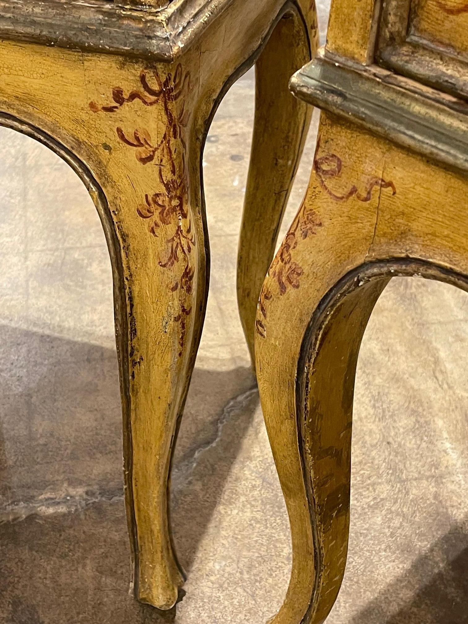 Pair of Italian Chinoiserie Side Tables For Sale 5