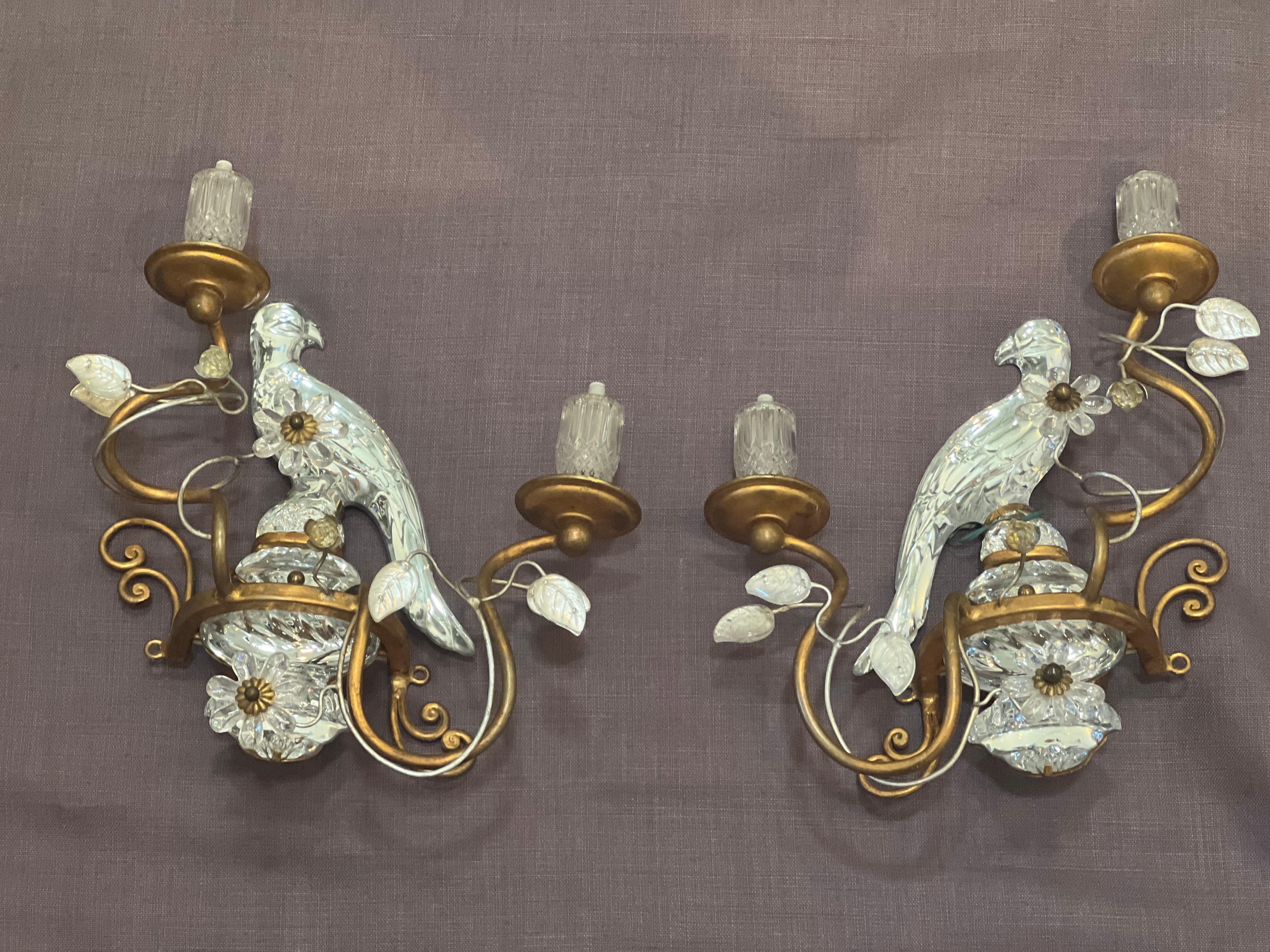 Pair of Italian Chinoiserie Sconces by Banci Firenze 4