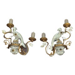 Pair of Italian Chinoiserie Sconces by Banci Firenze
