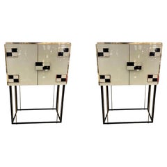 Pair of Italian Cocktail Cabinets