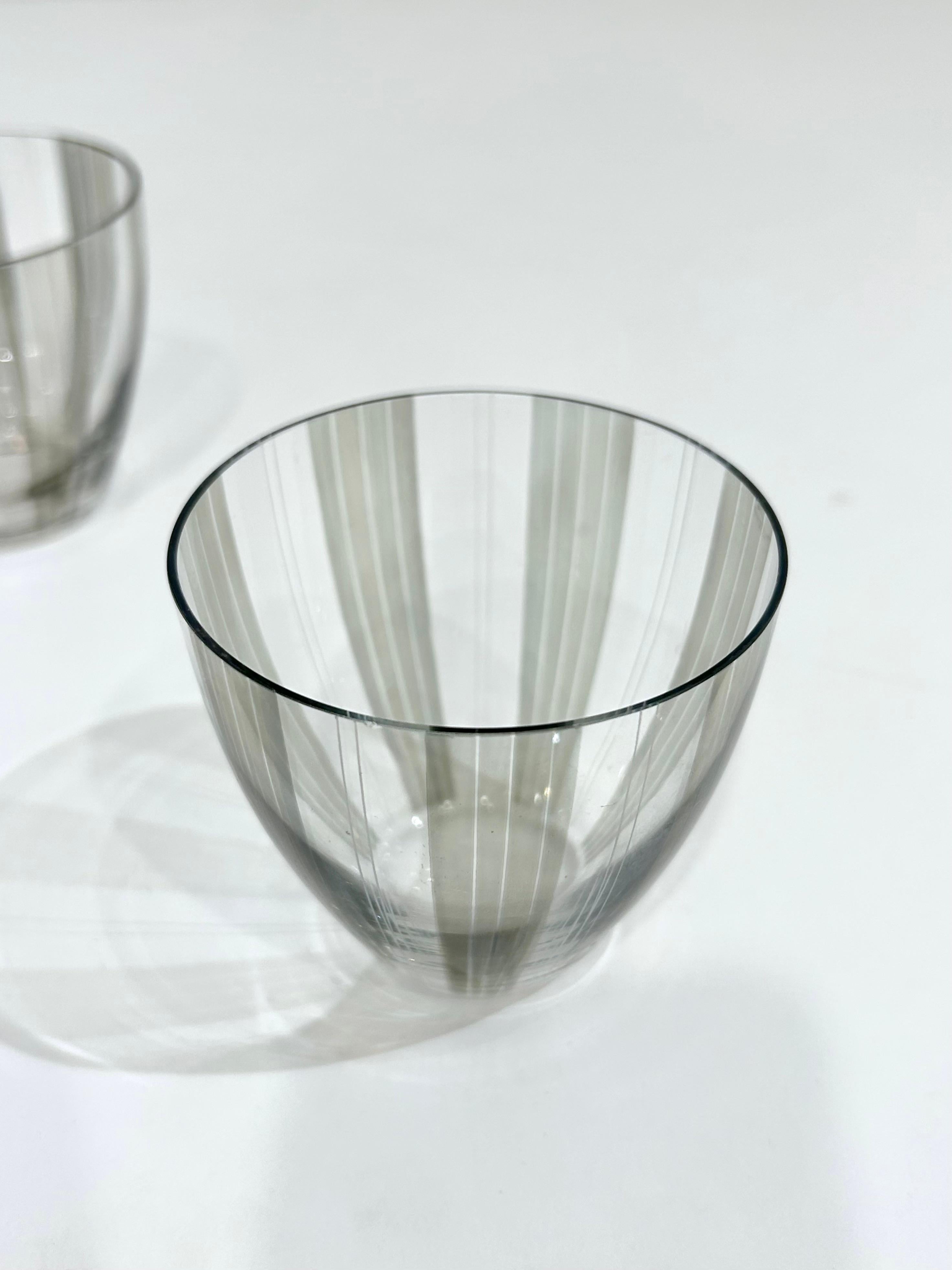 Pair of Italian Cocktail Glasses siglo XX en venta