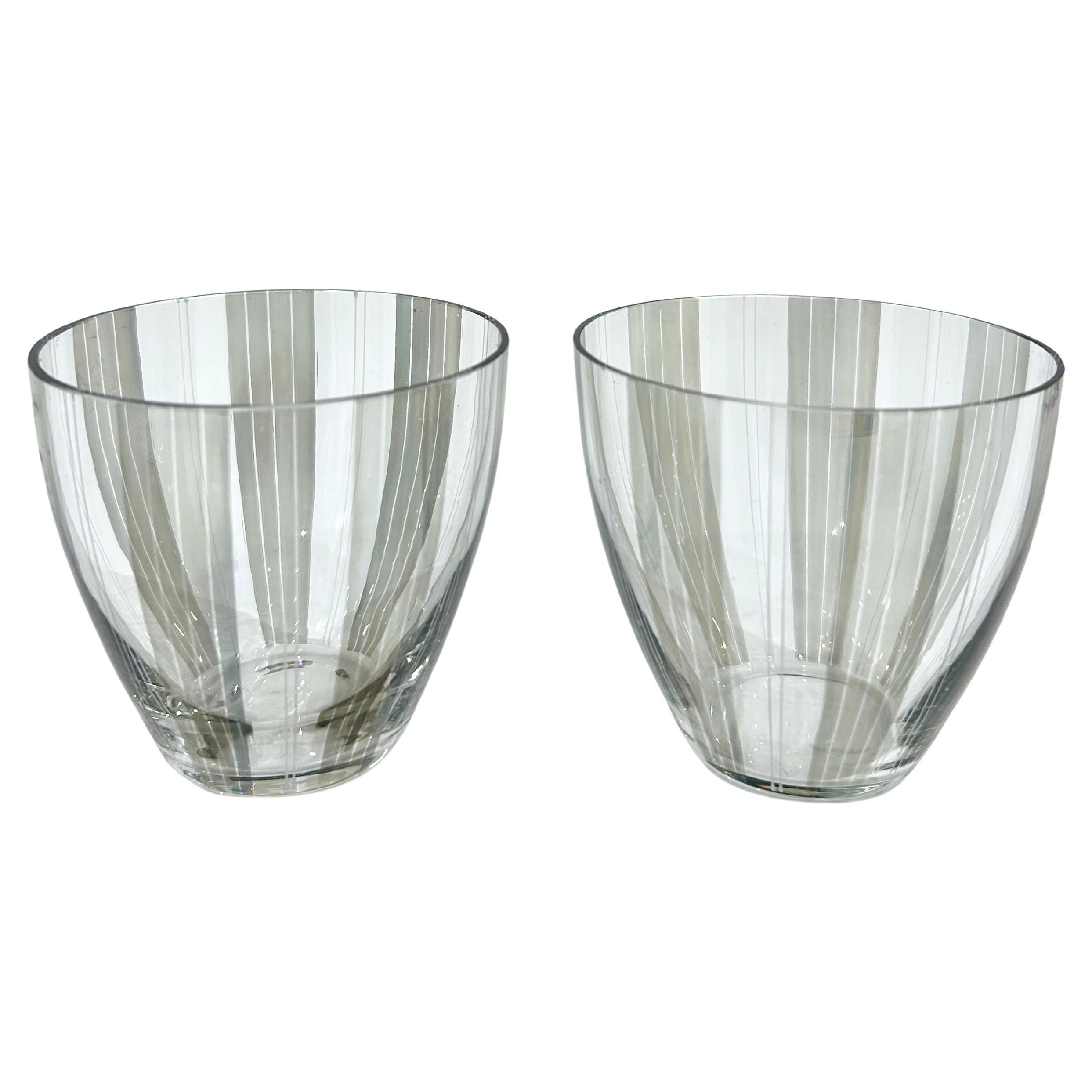 Pair of Italian Cocktail Glasses