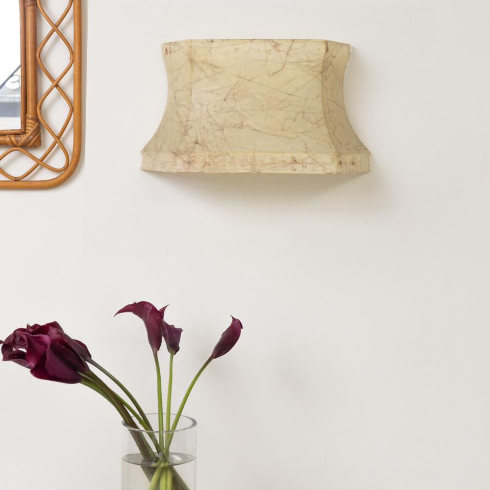 Pair of Italian Cocoon Sconces In Good Condition For Sale In Los Angeles, CA