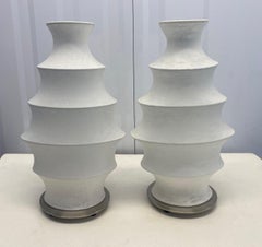 Coppia di lampade da tavolo italiane “Cocoon” di Pier Giacomo Castiglioni, stile Flos, anni ’80