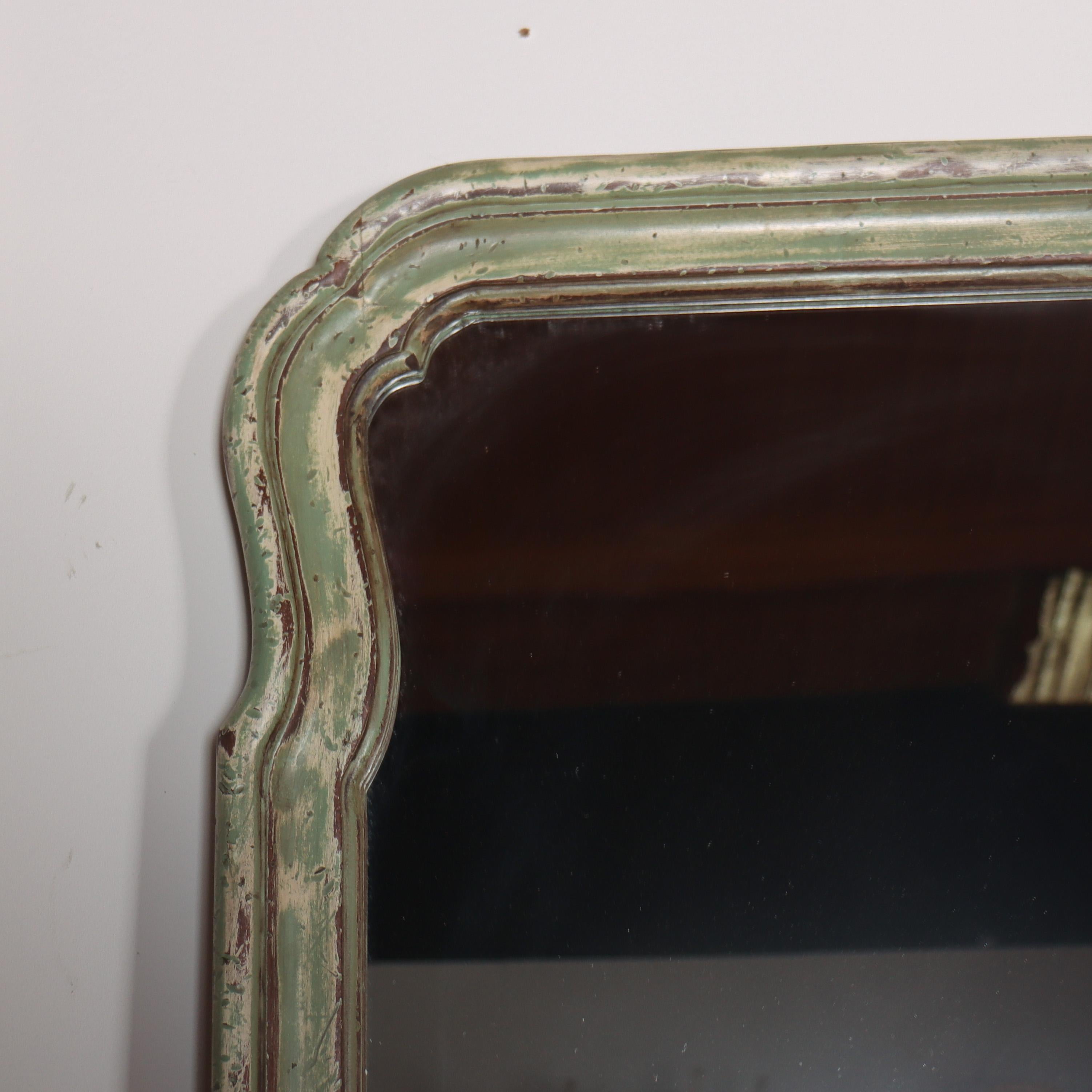 Wood Pair of Italian Consoles and Mirrors