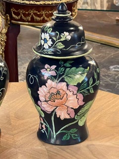 Pair of Italian Decorative Porcelain Vases