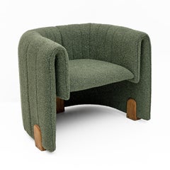 Pair of Italian Design Bouclè Armchairs