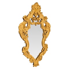 Pair of Italian Early 19th Century Régence St. Giltwood Mirrors