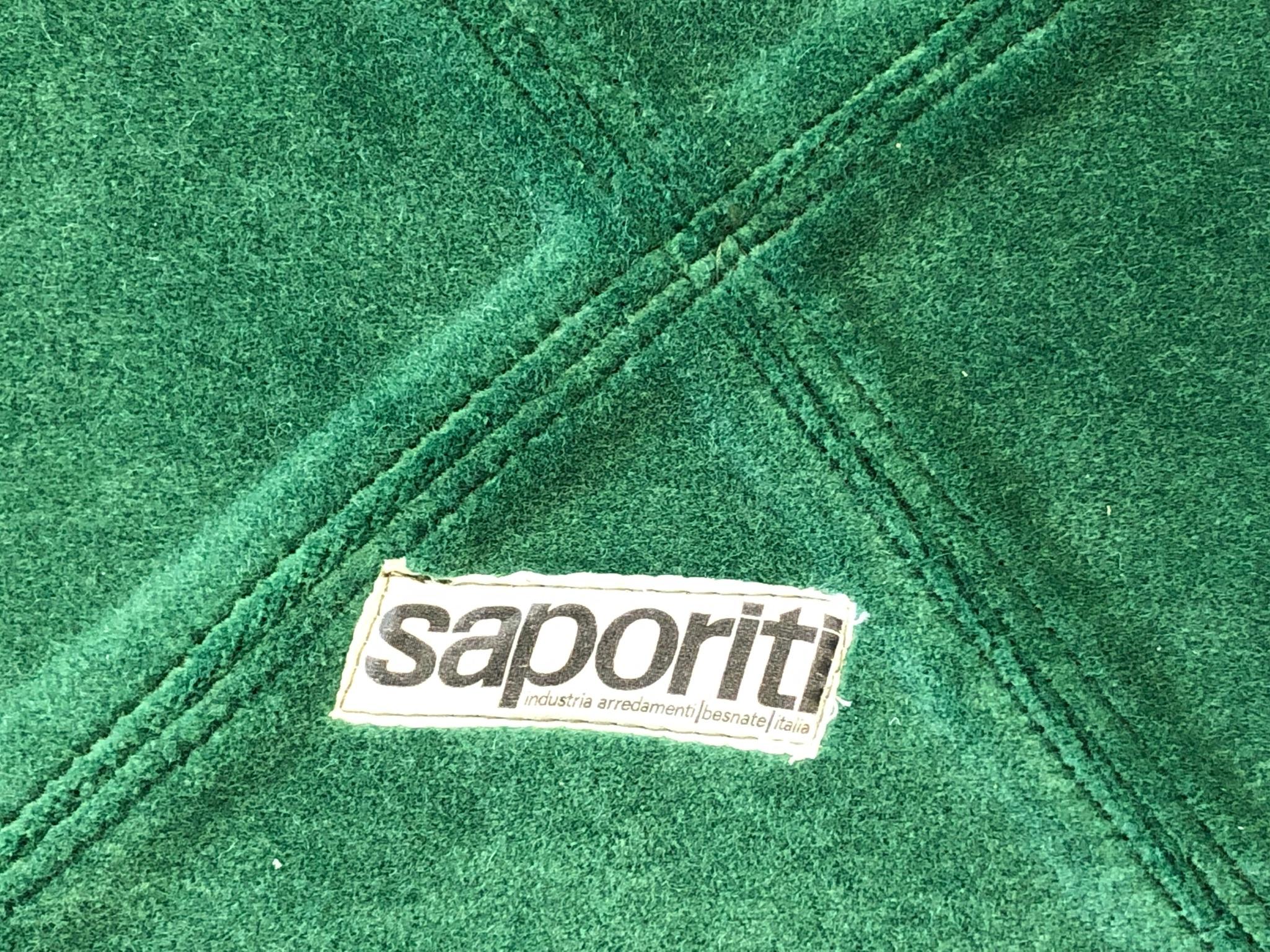 Pair of Italian Emerald Green Mohair Sofas by Alberto Rosselli for Saporiti  8