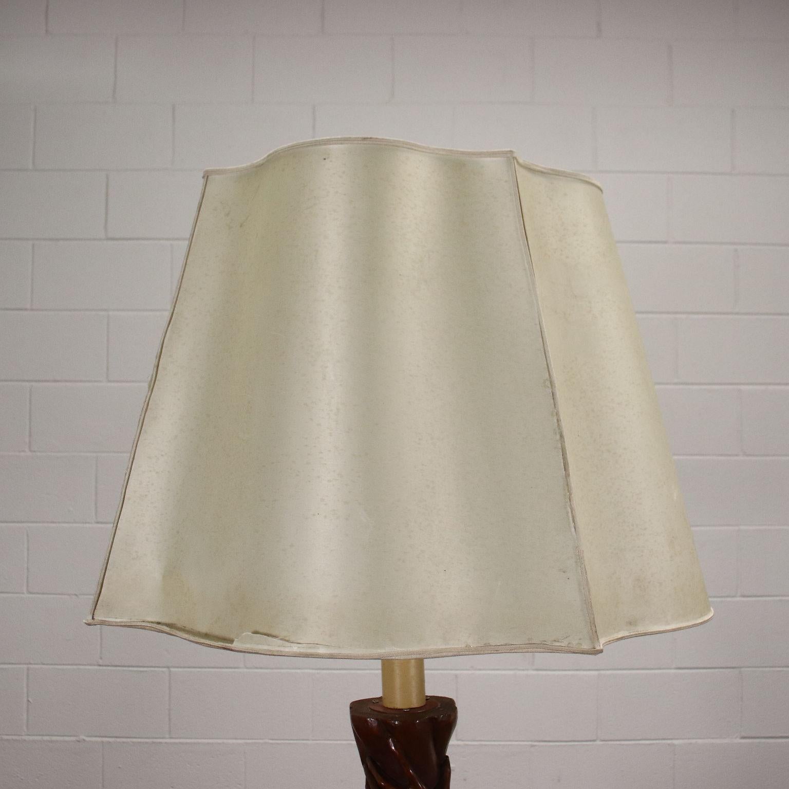 Coppia di lampade italiane figurate in noce - CIRCA 1820 in vendita 1