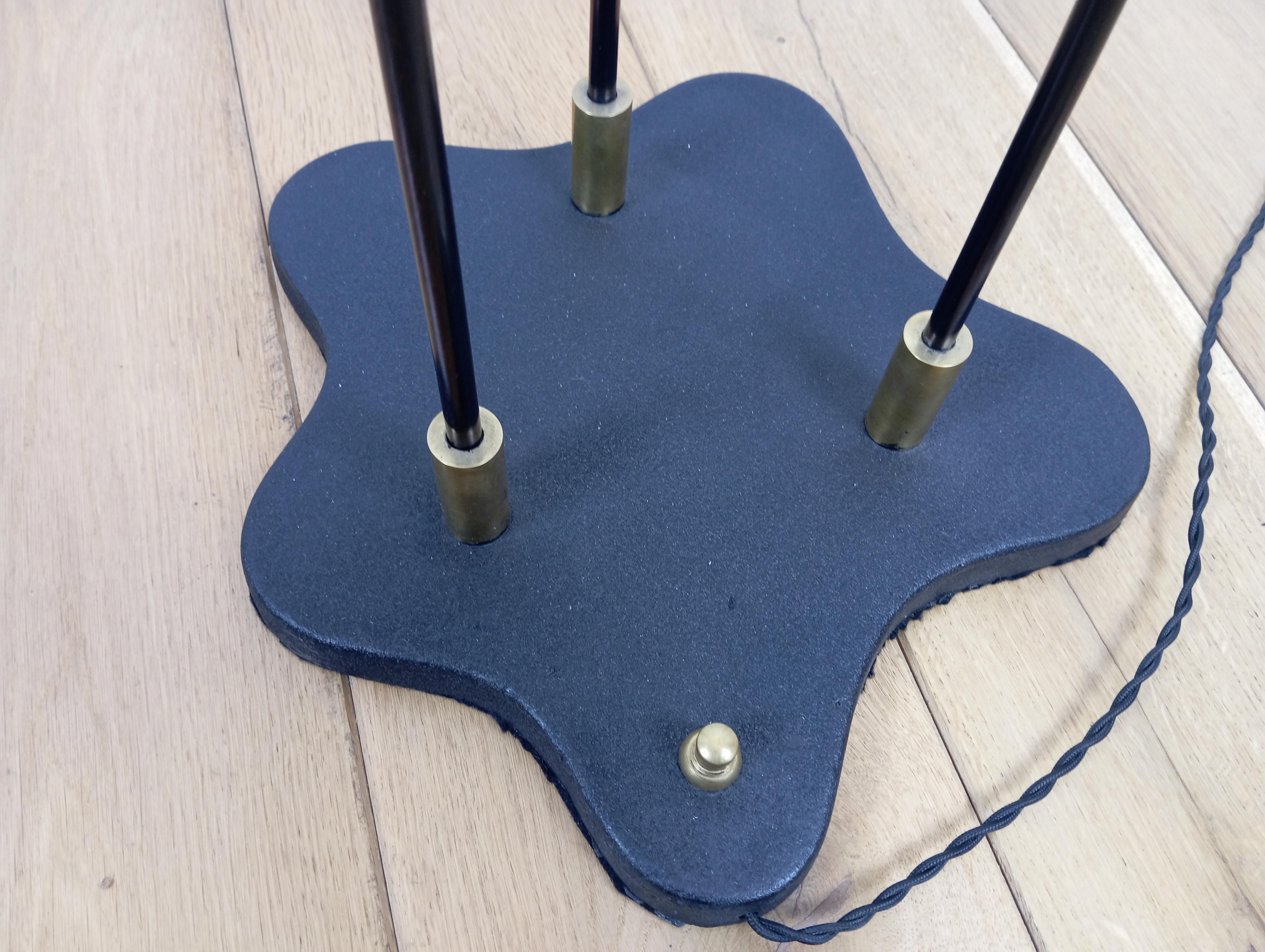 Pair of Italian floor lamps by Stilnovo circa 1950 For Sale 10