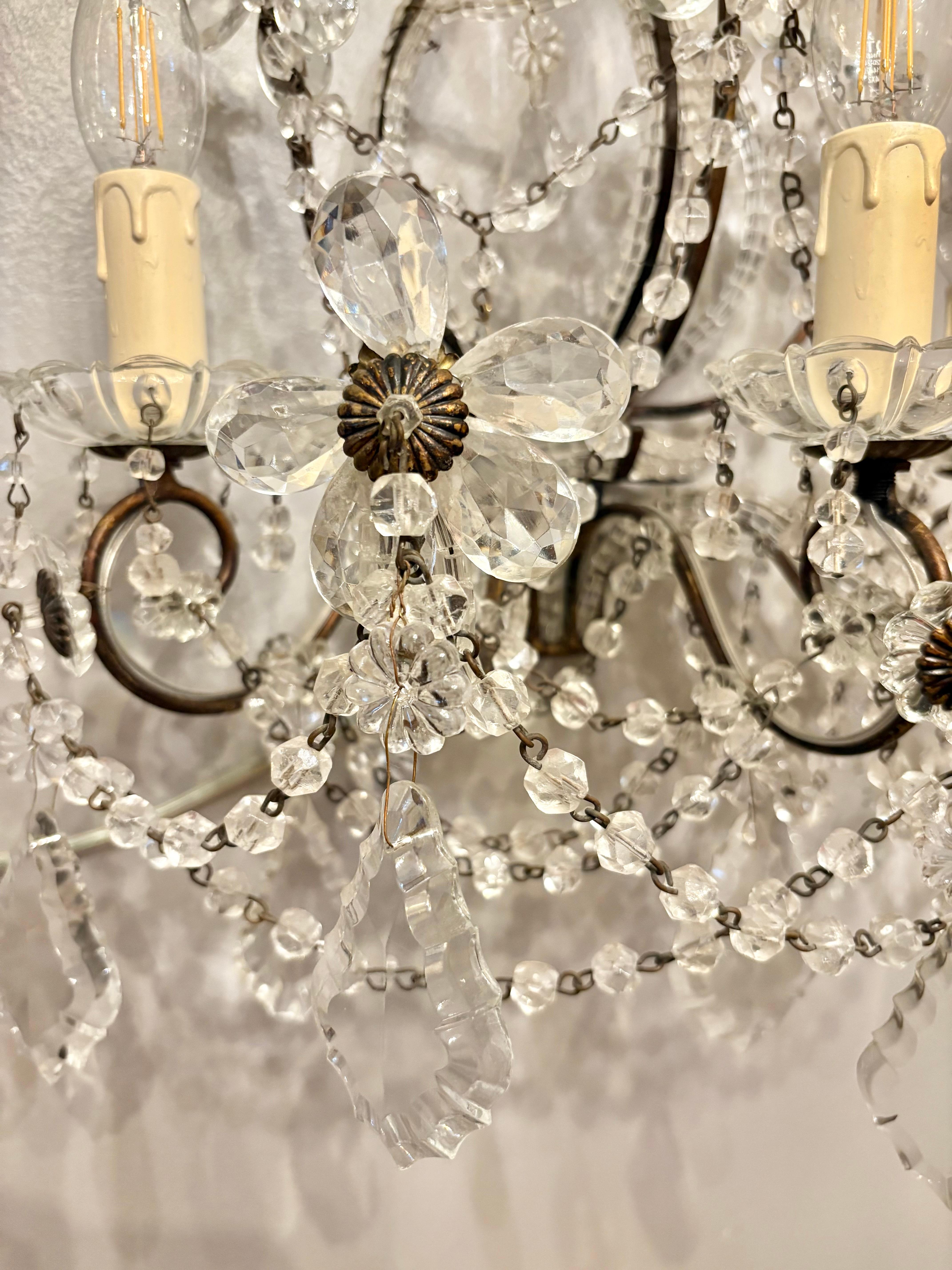 Pareja de candelabros florentinos italianos en venta 5