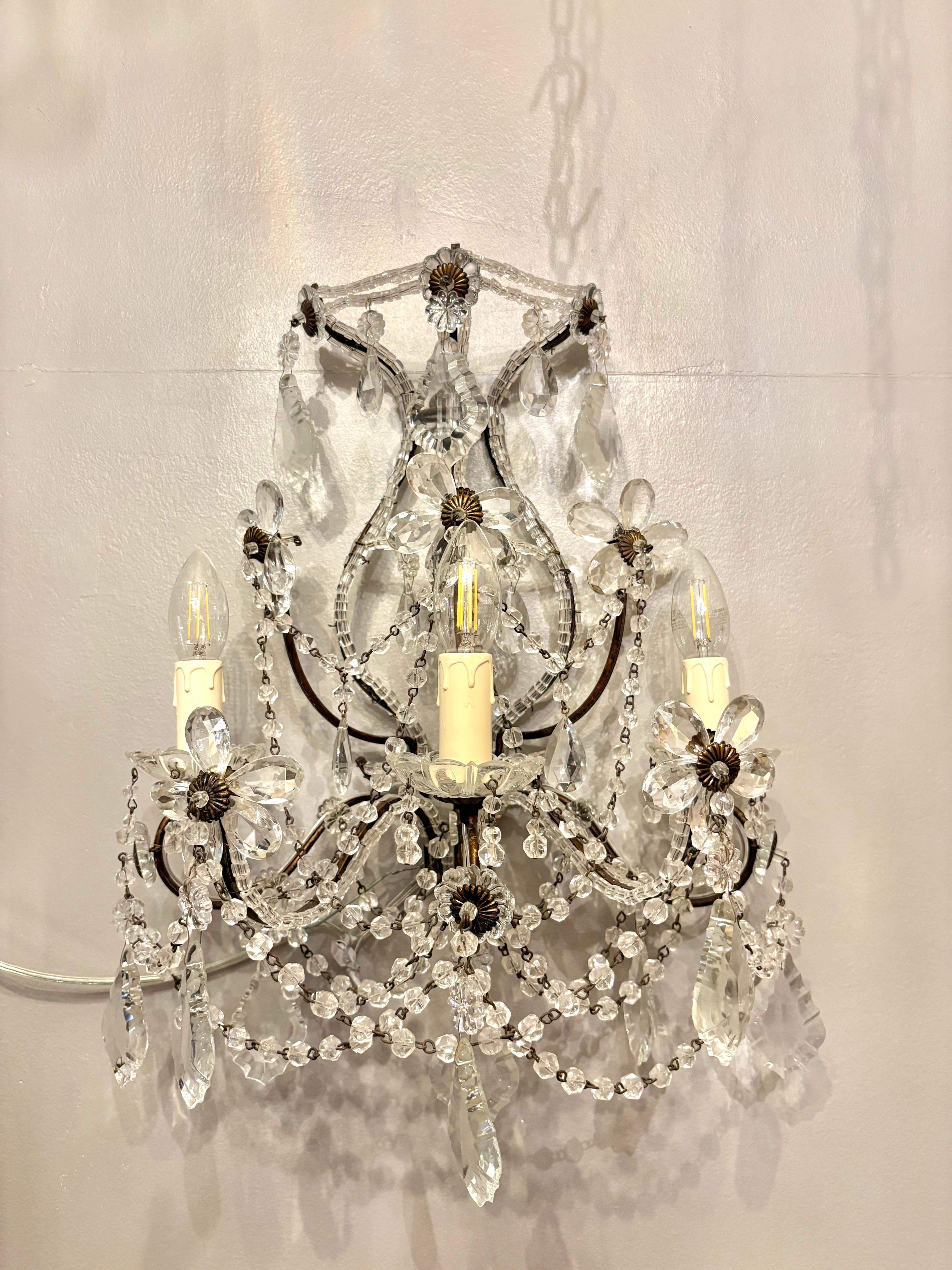 Pareja de candelabros florentinos italianos Italiano en venta